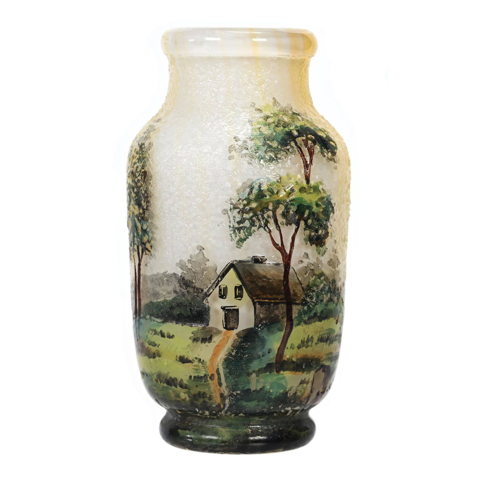 Vase, Signed Lamartine French Cameo Art Glass (1 of 4)