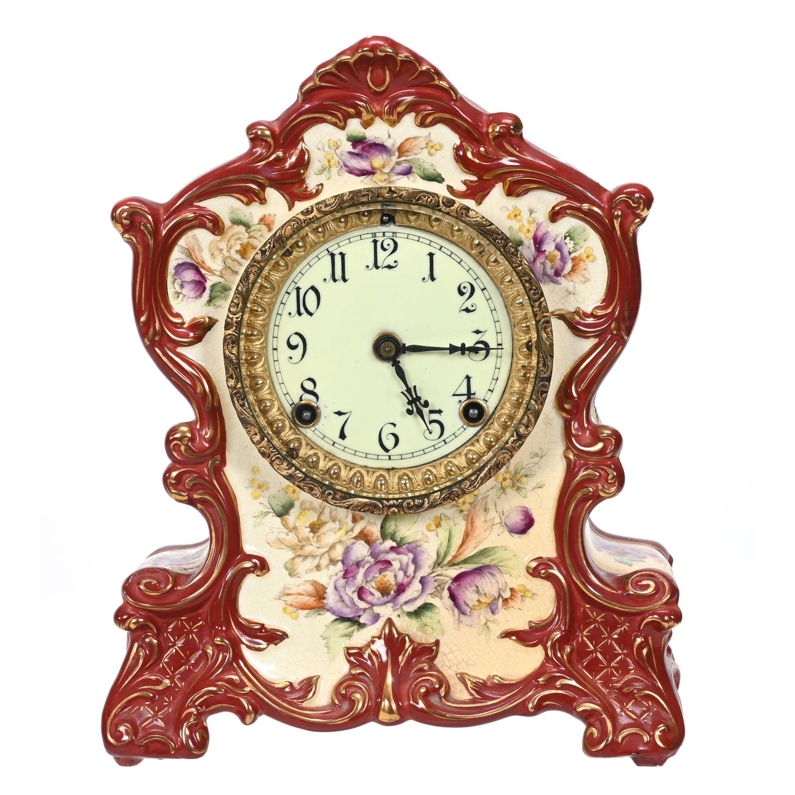 China Case Clock, Marked "Wyoming" Model (1 of 4)