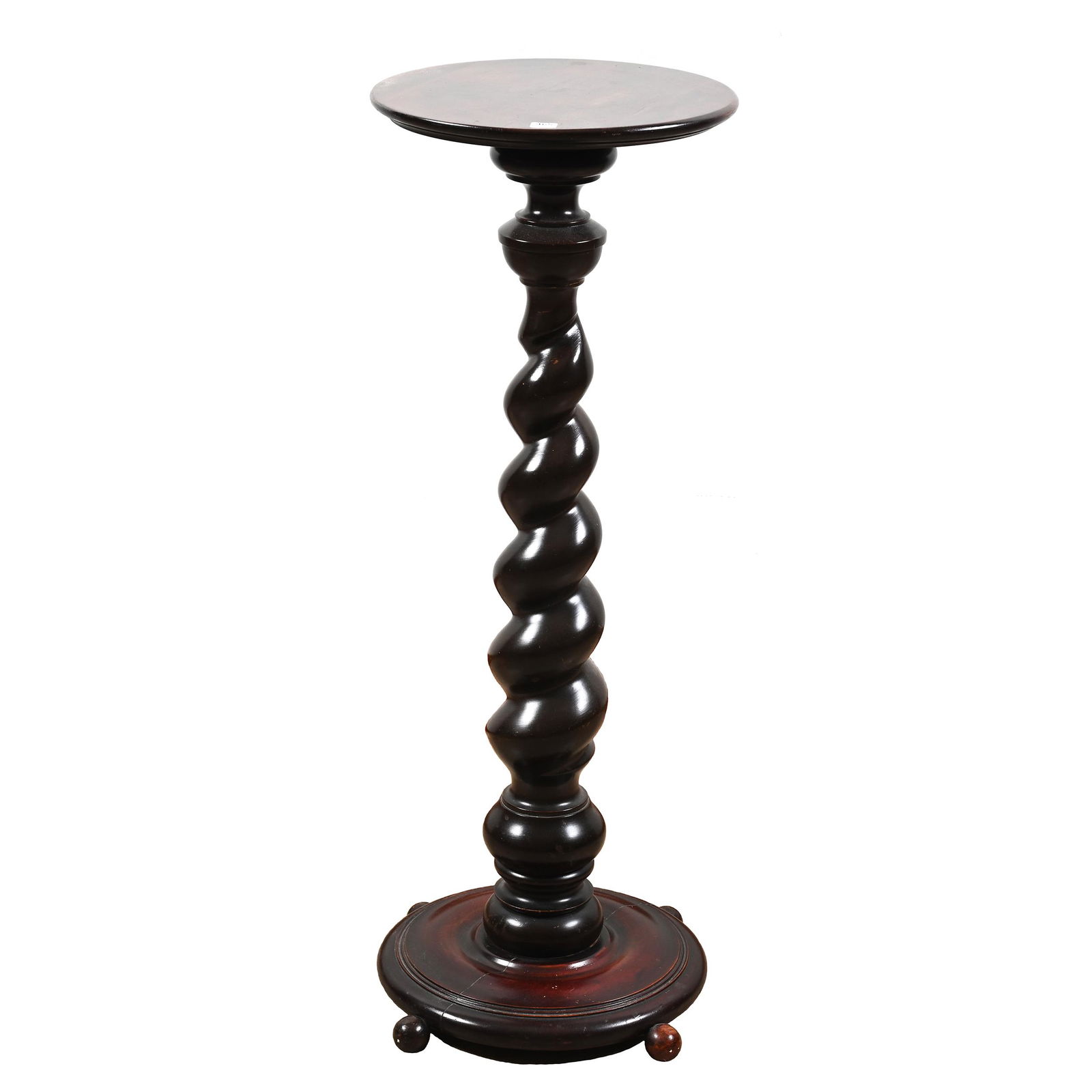 Fern Stand, Antique Mahogany, Round Top (1 of 4)