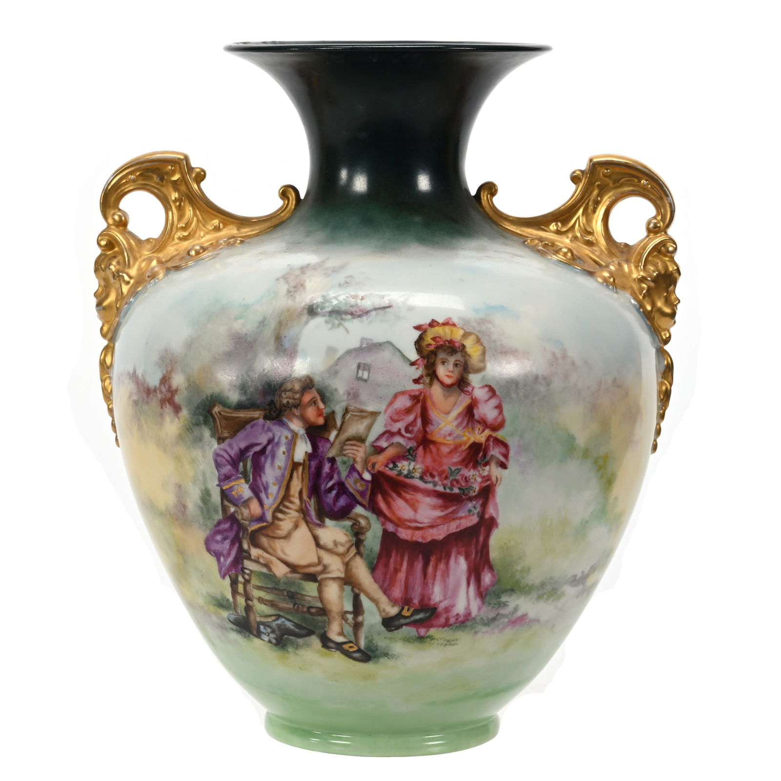 Vase Marked CAC Belleek Porcelain (1 of 3)