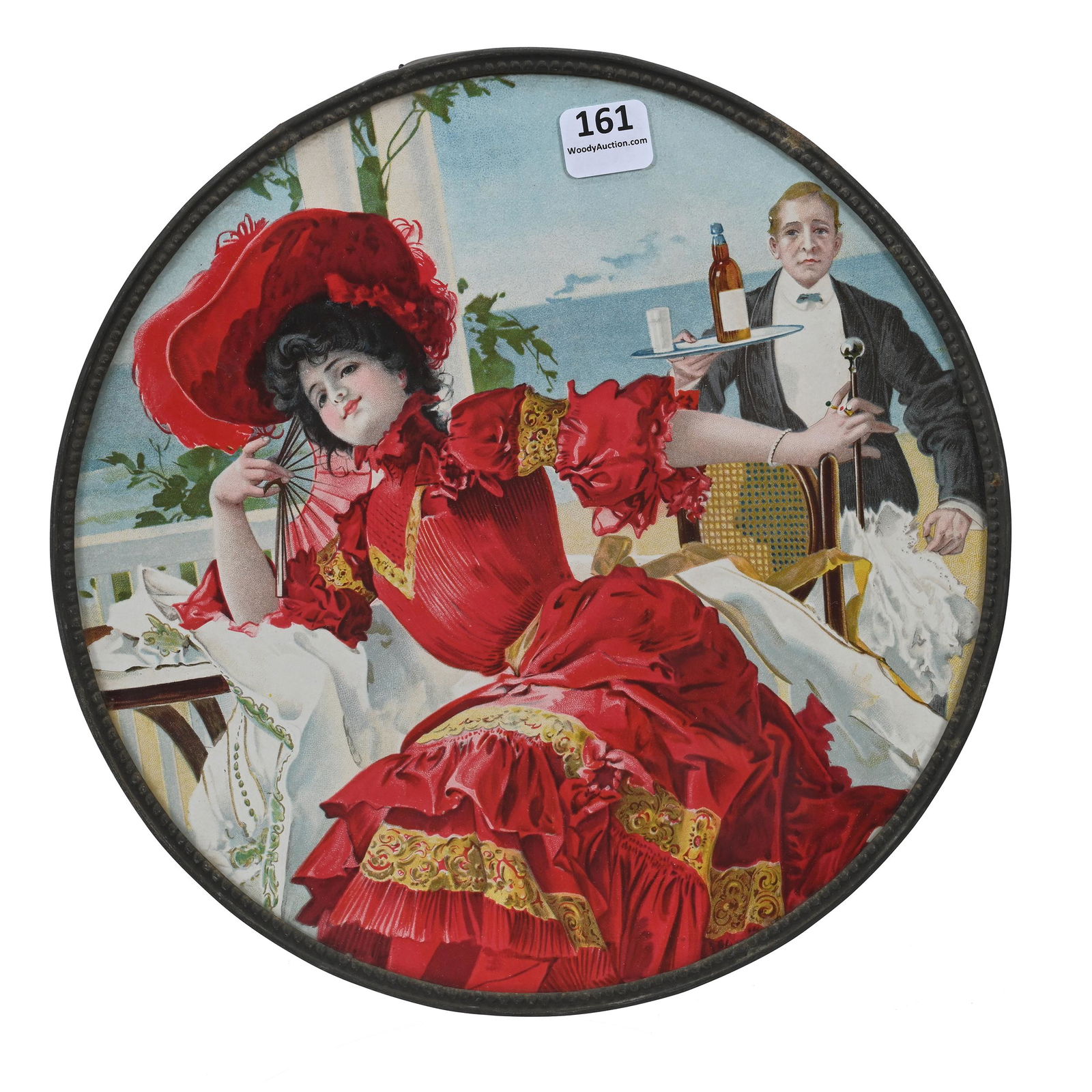 Flue Cover, Woman In Bright Red Dress (1 of 2)