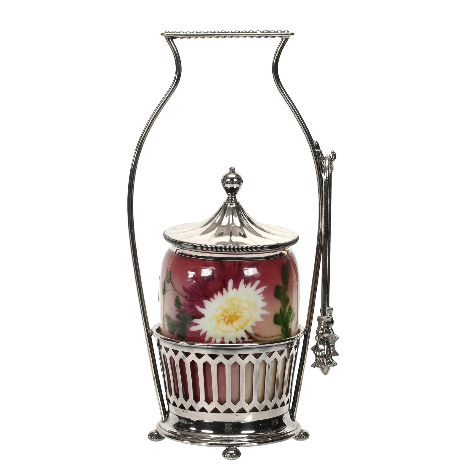 Victorian Pickle Castor, Mt. Washington Opaline Ware (1 of 4)