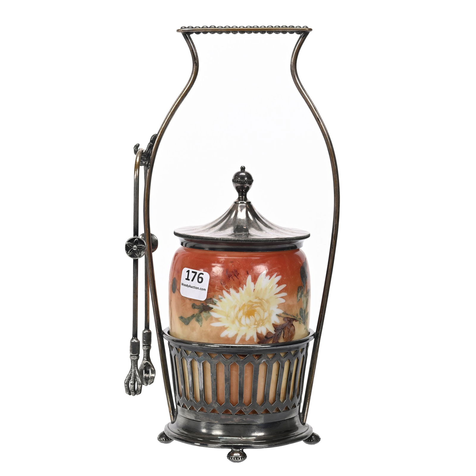 Victorian Pickle Castor, Mt. Washington Opaline Ware (1 of 4)