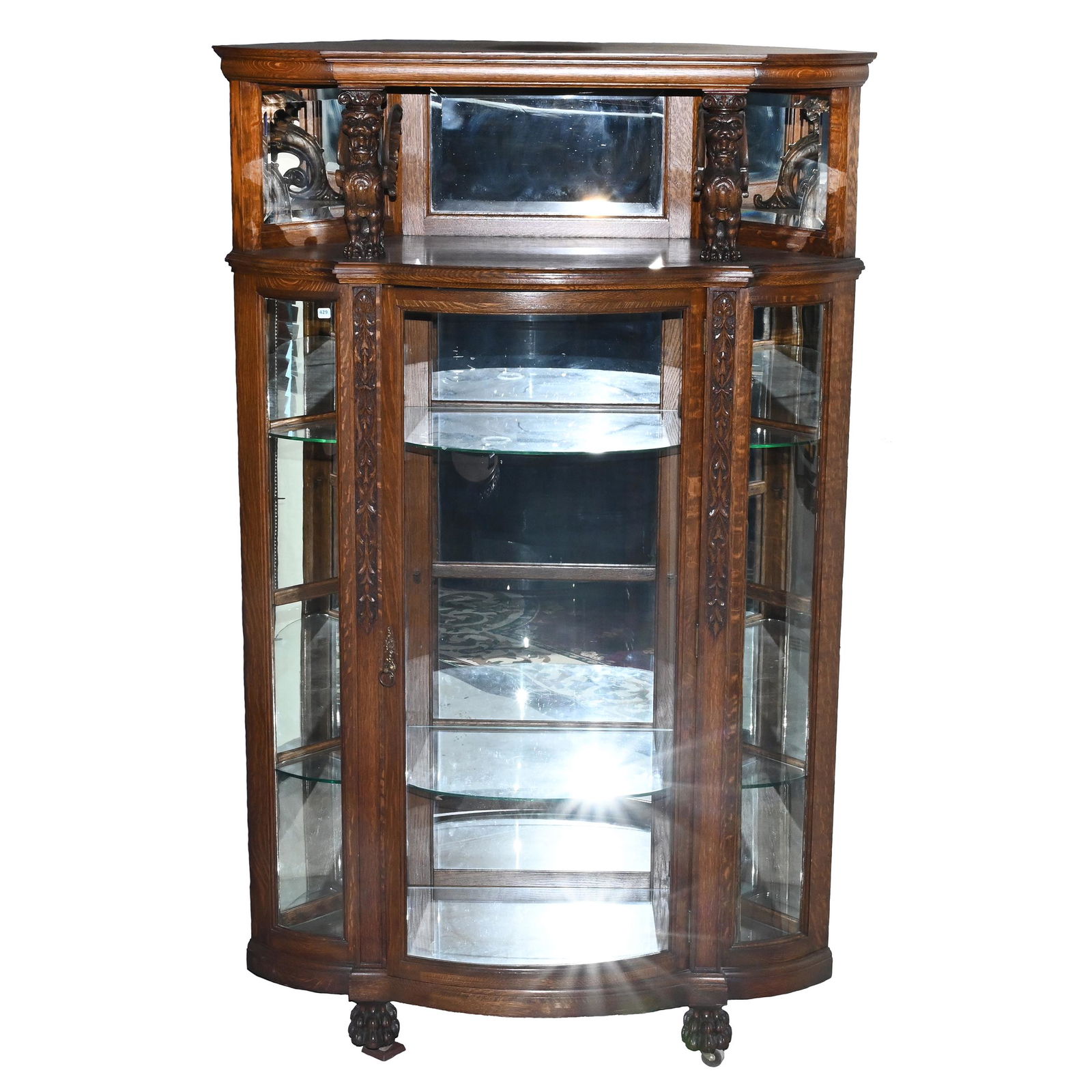 Corner Cabinet Attributed To R.J. Horner, Oak (1 of 5)