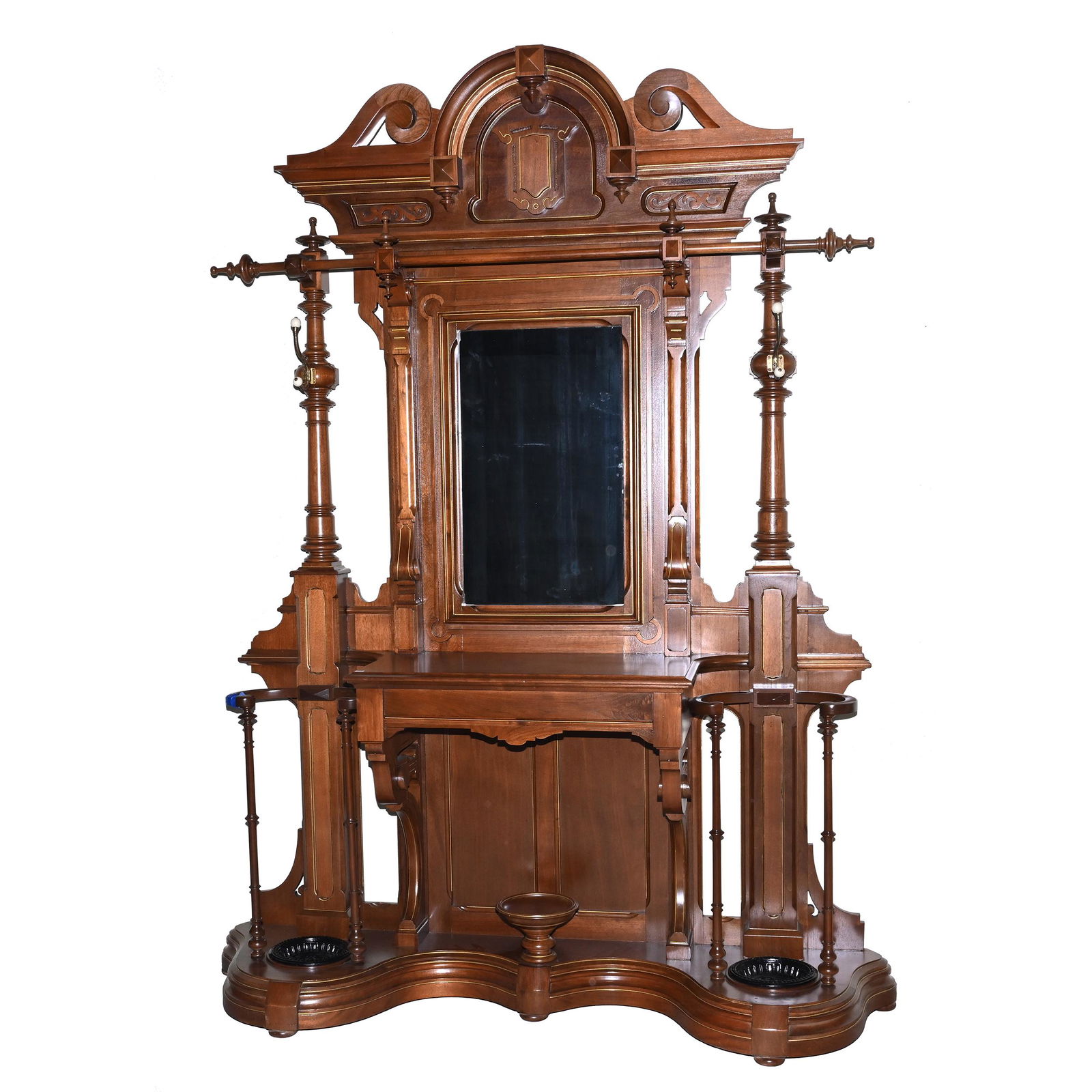 Hall Tree, Thomas Brooks Renaissance Style Oct 29, 2022 Woody