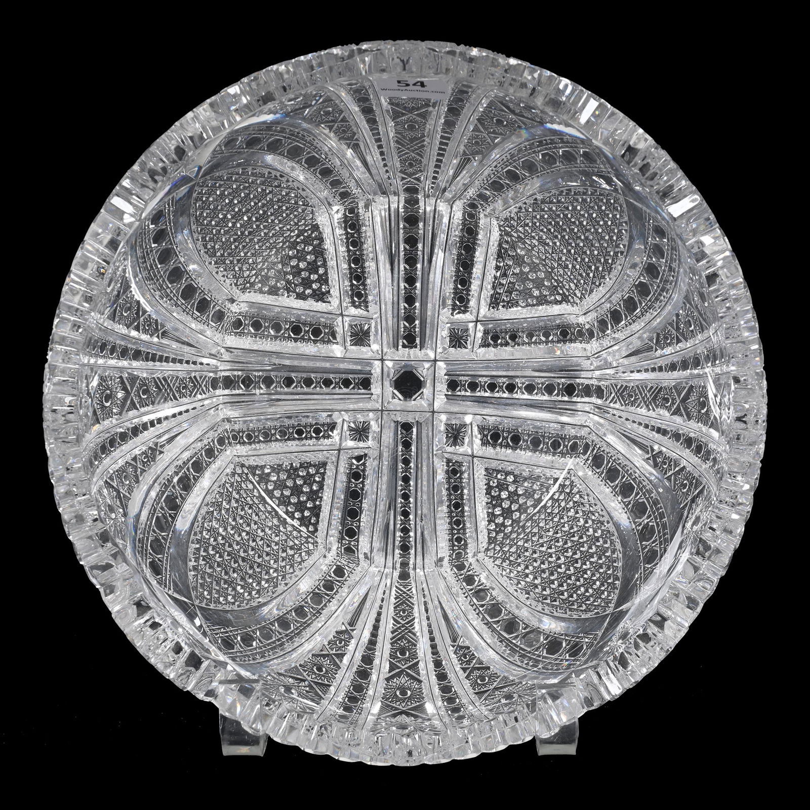 Bowl, ABCG, Signed Libbey Aztec Pattern (1 of 3)