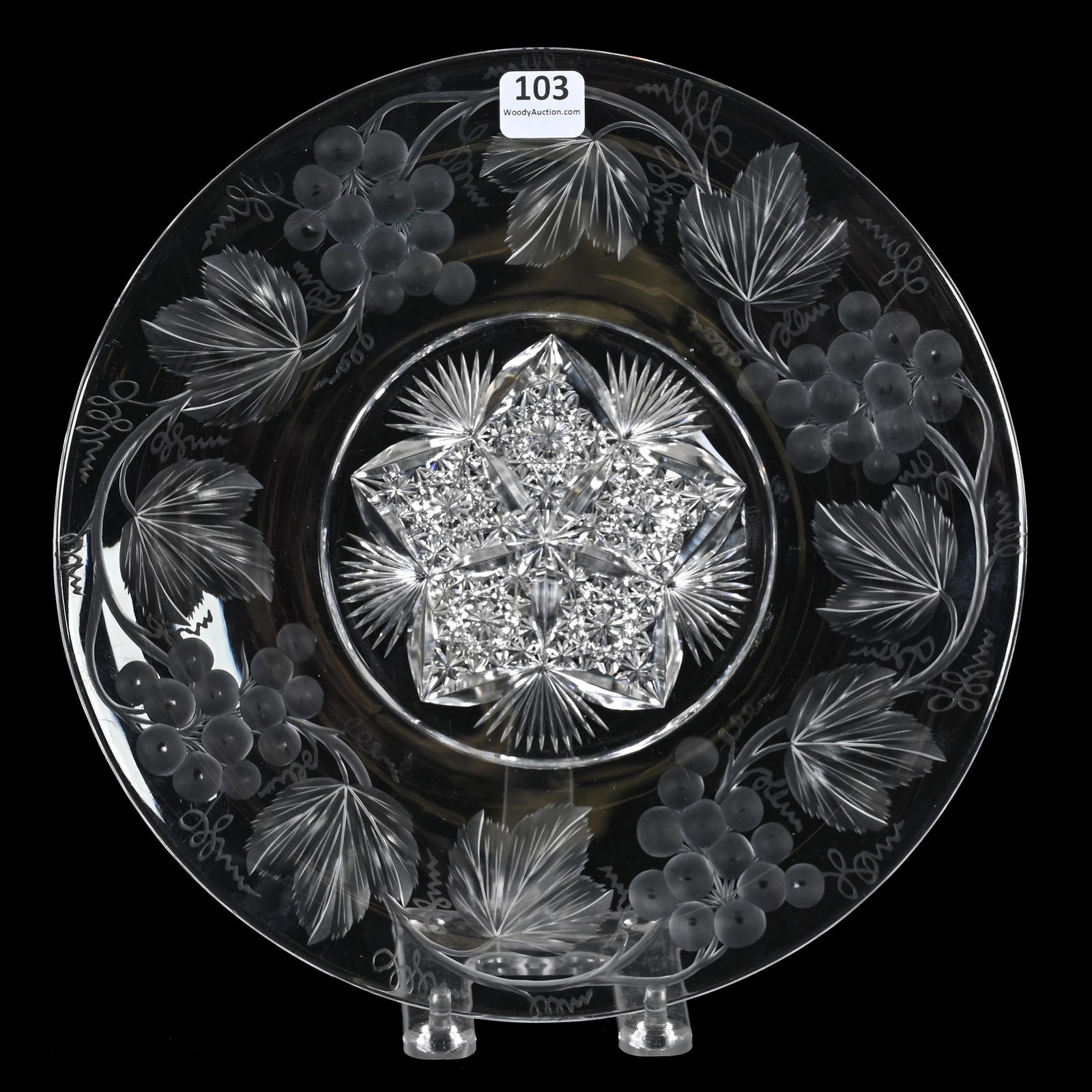 Plate, ABCG, Signed Tuthill Vintage Pattern (1 of 2)