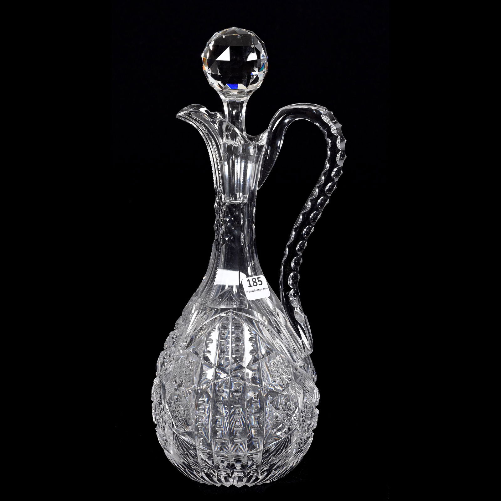 Decanter, ABCG, Signed Libbey Corona Pattern (1 of 6)