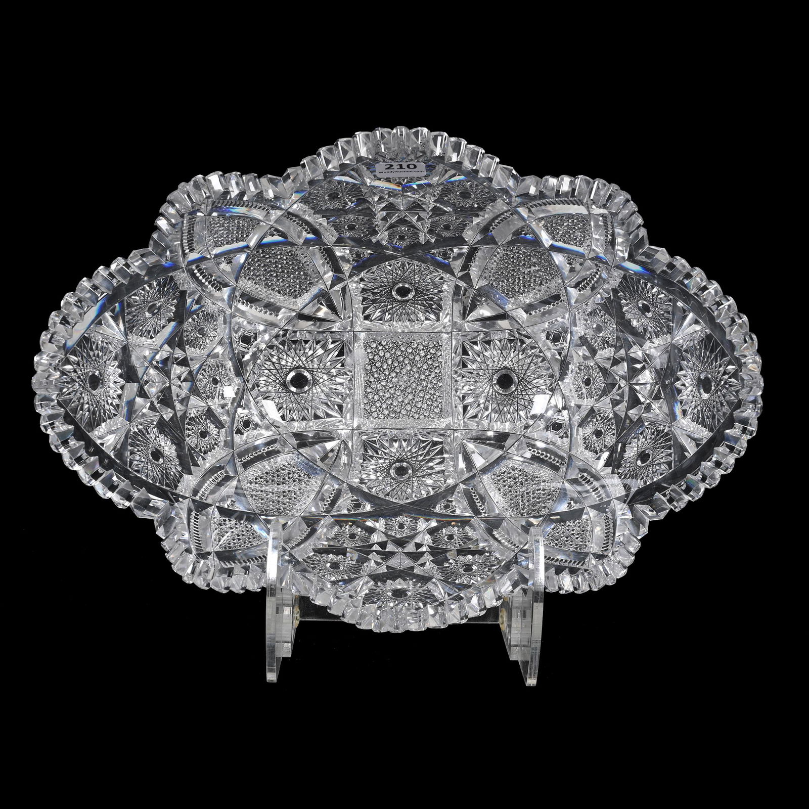 Banana Bowl, ABCG, Signed Libbey Marcella Pattern (1 of 3)