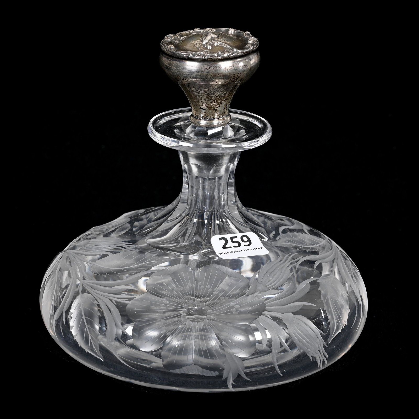 Cologne Bottle, ABCG, Wild Rose Pattern By Tuthill (1 of 5)