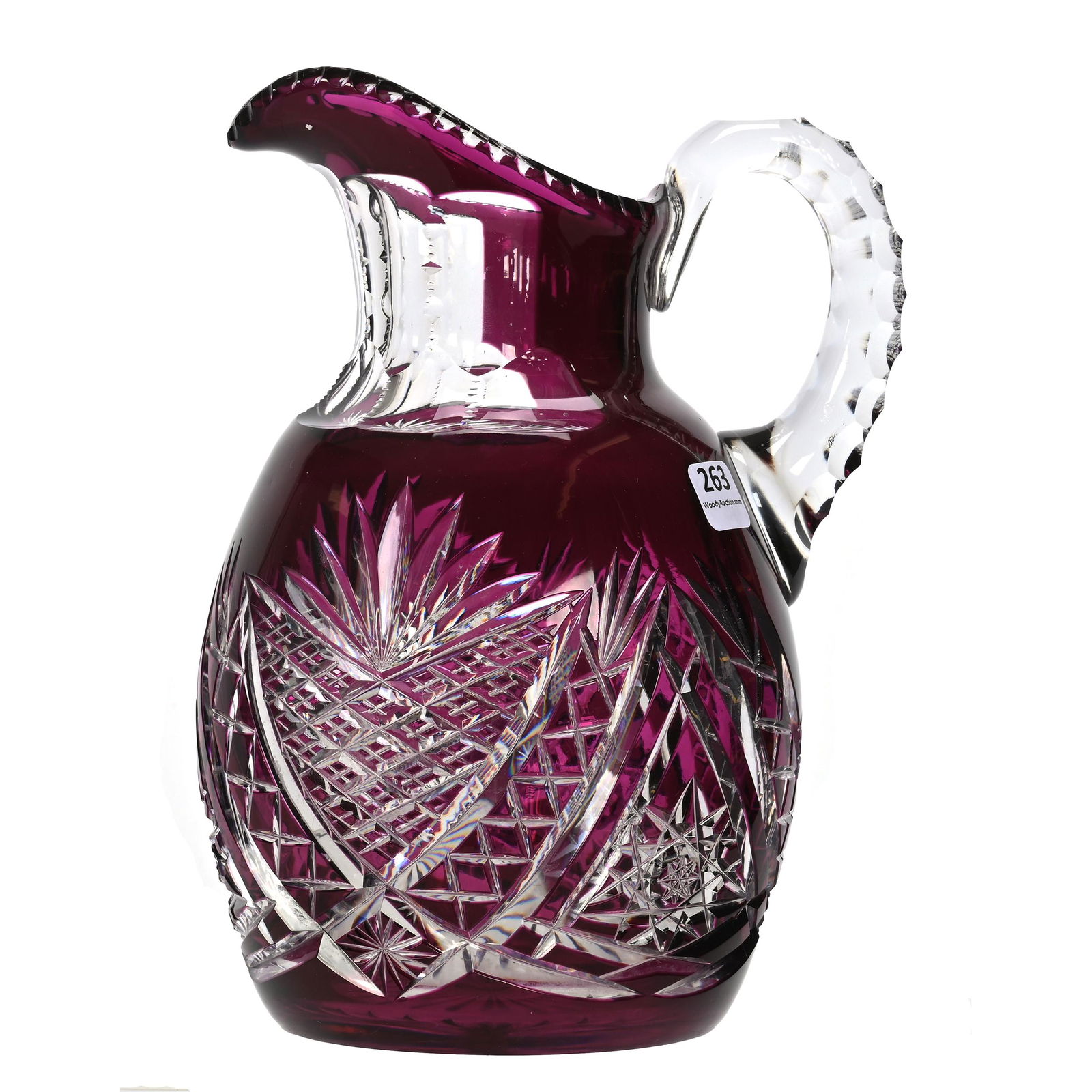 Pitcher, BPCG, Amethyst Cut To Clear (1 of 3)