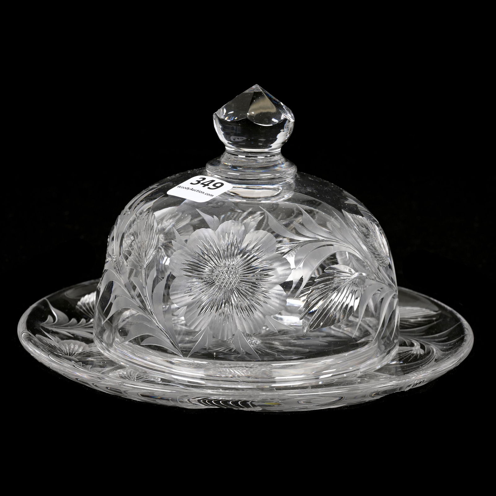 Covered Butterdish, ABCG, Signed Tuthill (1 of 3)