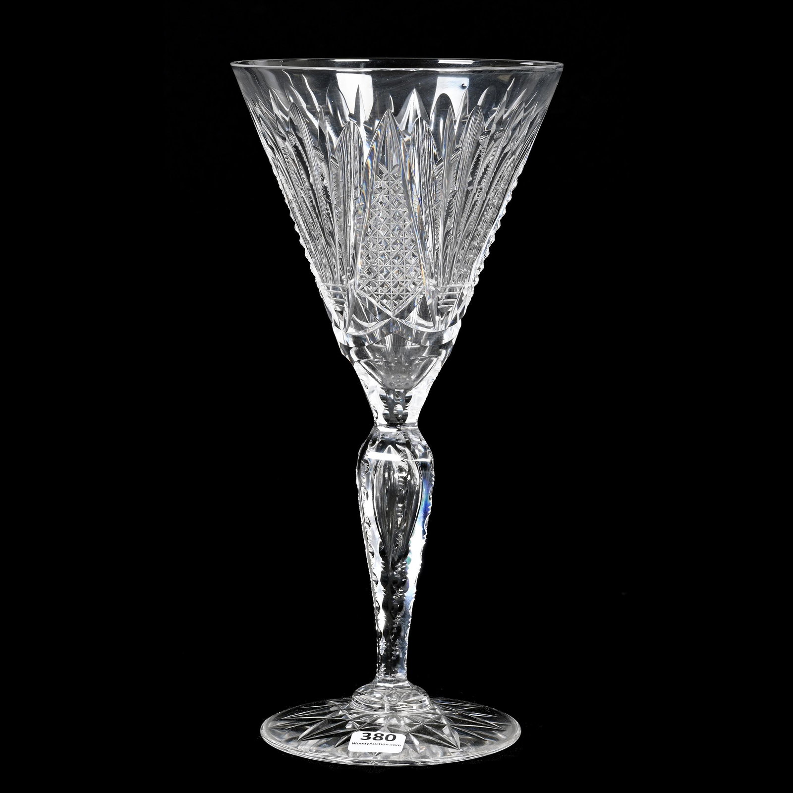 Chalice Vase, Brilliant Period Cut Glass (1 of 3)