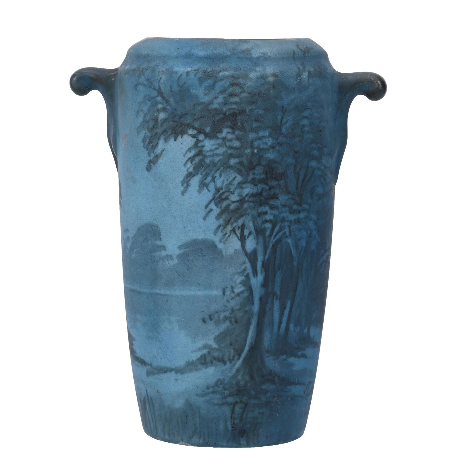 Vase Marked Pickard, Vellum Midnight Scenic Decor (1 of 4)