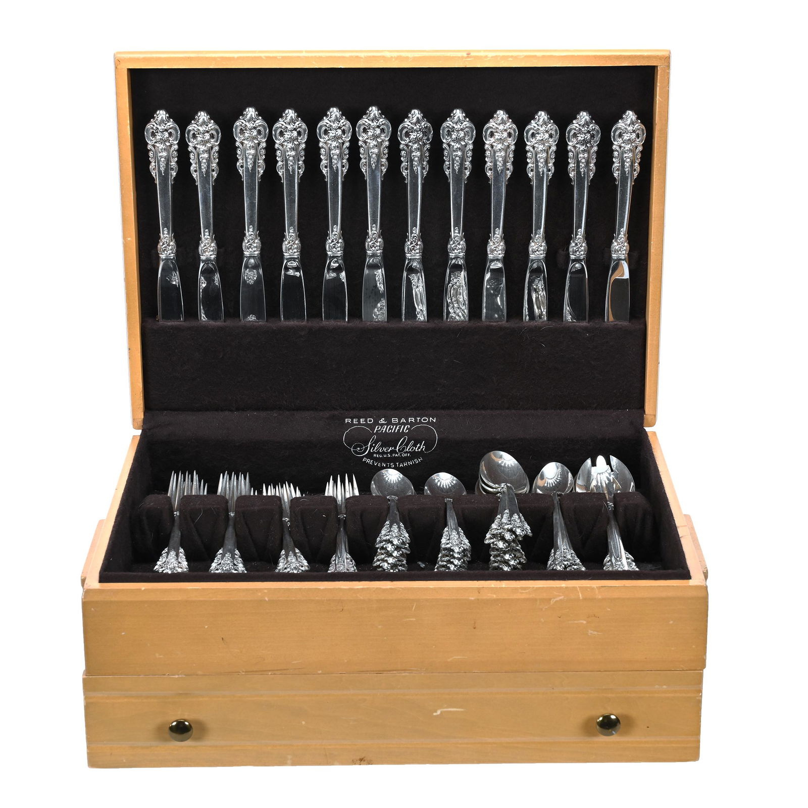 Sterling Flatware Set, Grand Baroque By Wallace (1 of 5)