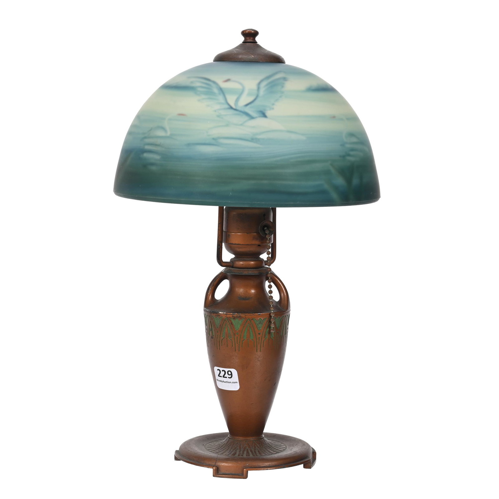 Desk Lamp, Original Marked Moe-Bridges Metal Base (1 of 5)