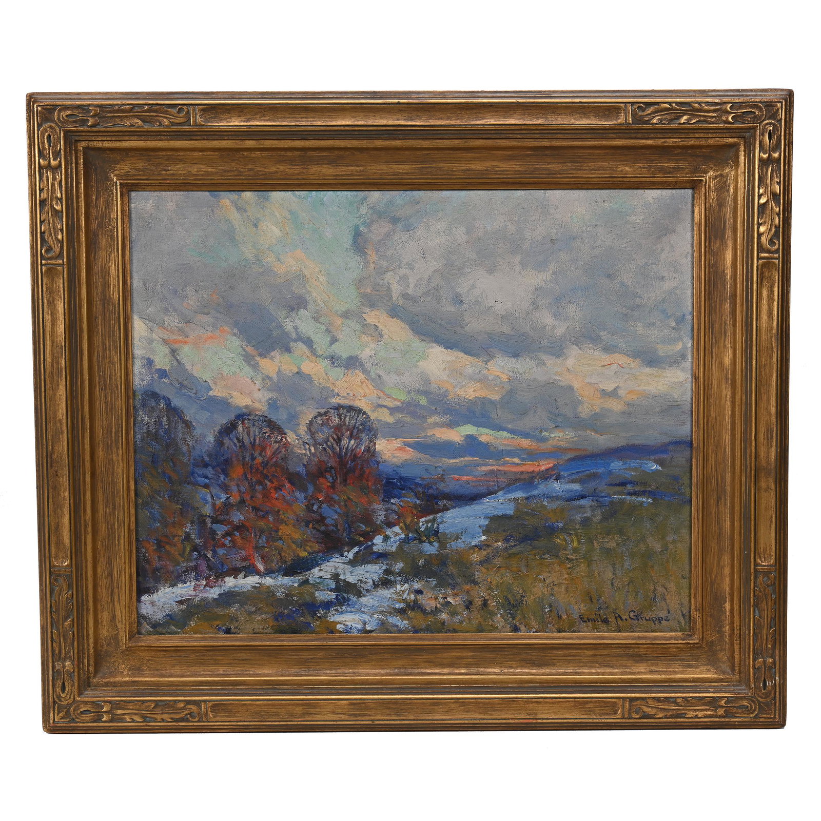 Original Oil On Canvas Signed Gruppe (1 of 5)