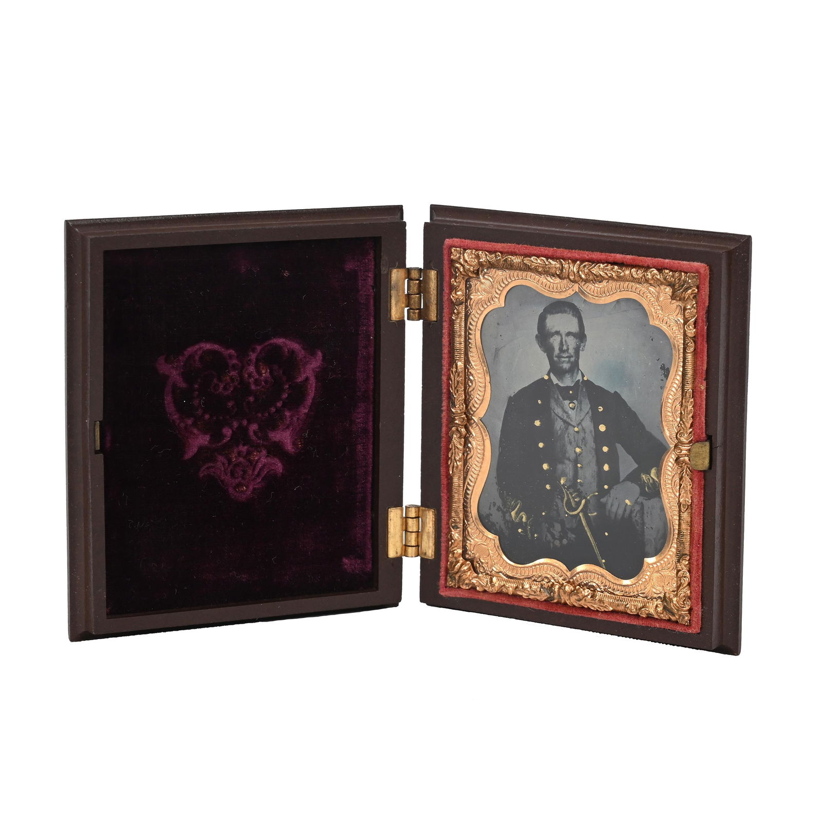 Framed Tintype In Hinged Case (1 of 2)