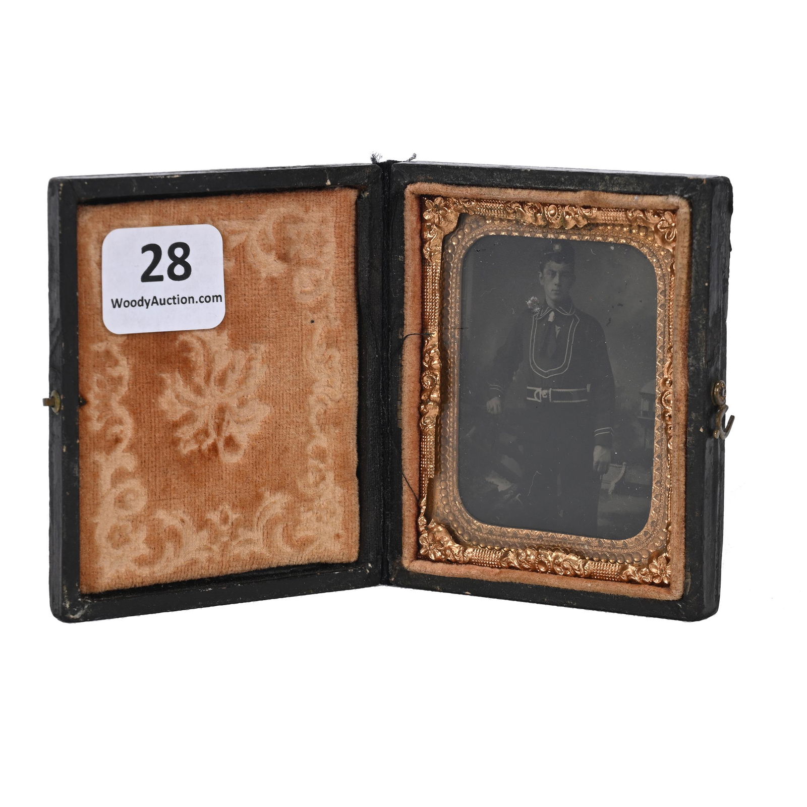 Framed Tintype In Hinged Case (1 of 2)