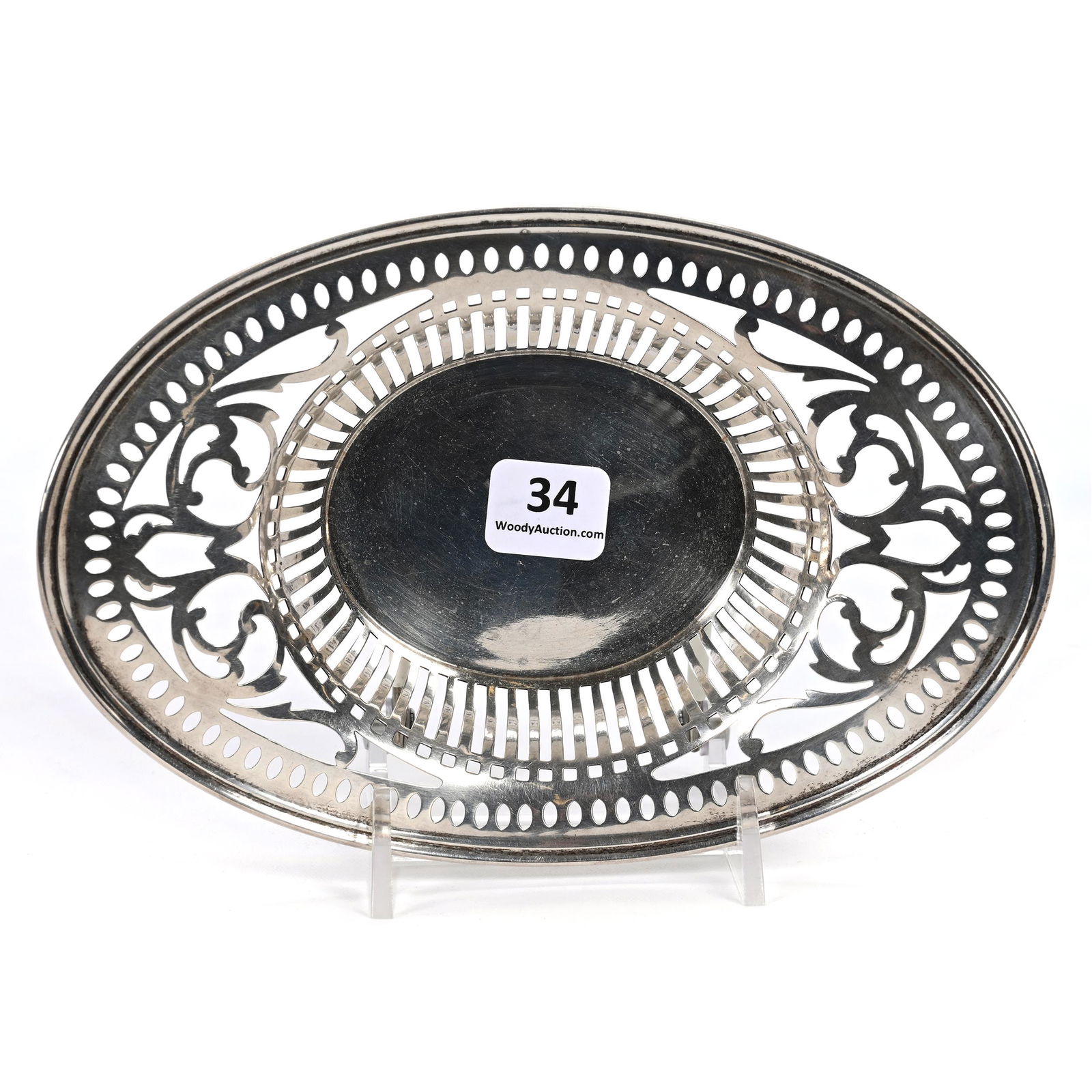 Sterling Dish Marked Bailey Banks & Biddle 3967 (1 of 2)