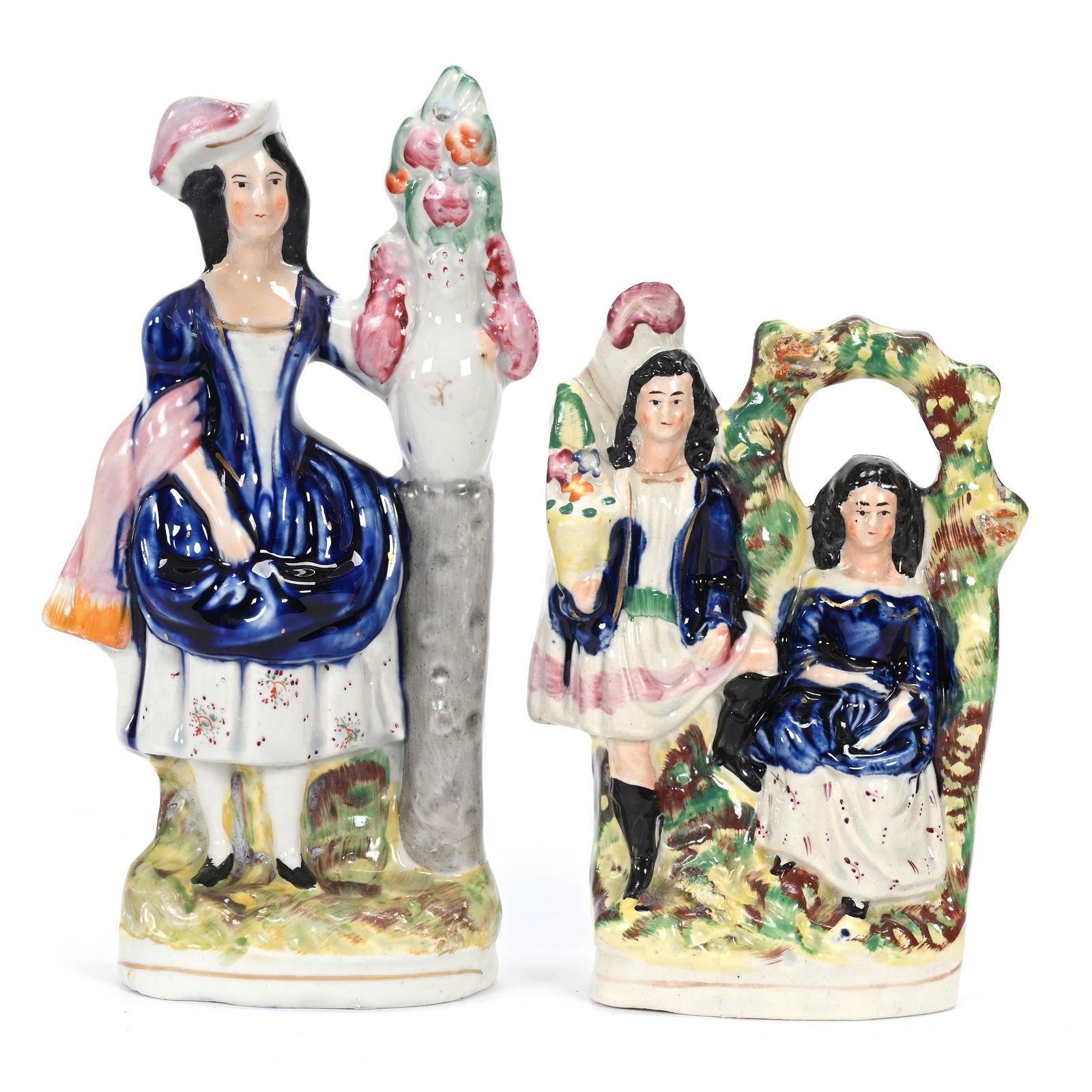 (2) Figural Staffordshire Groups (1 of 4)