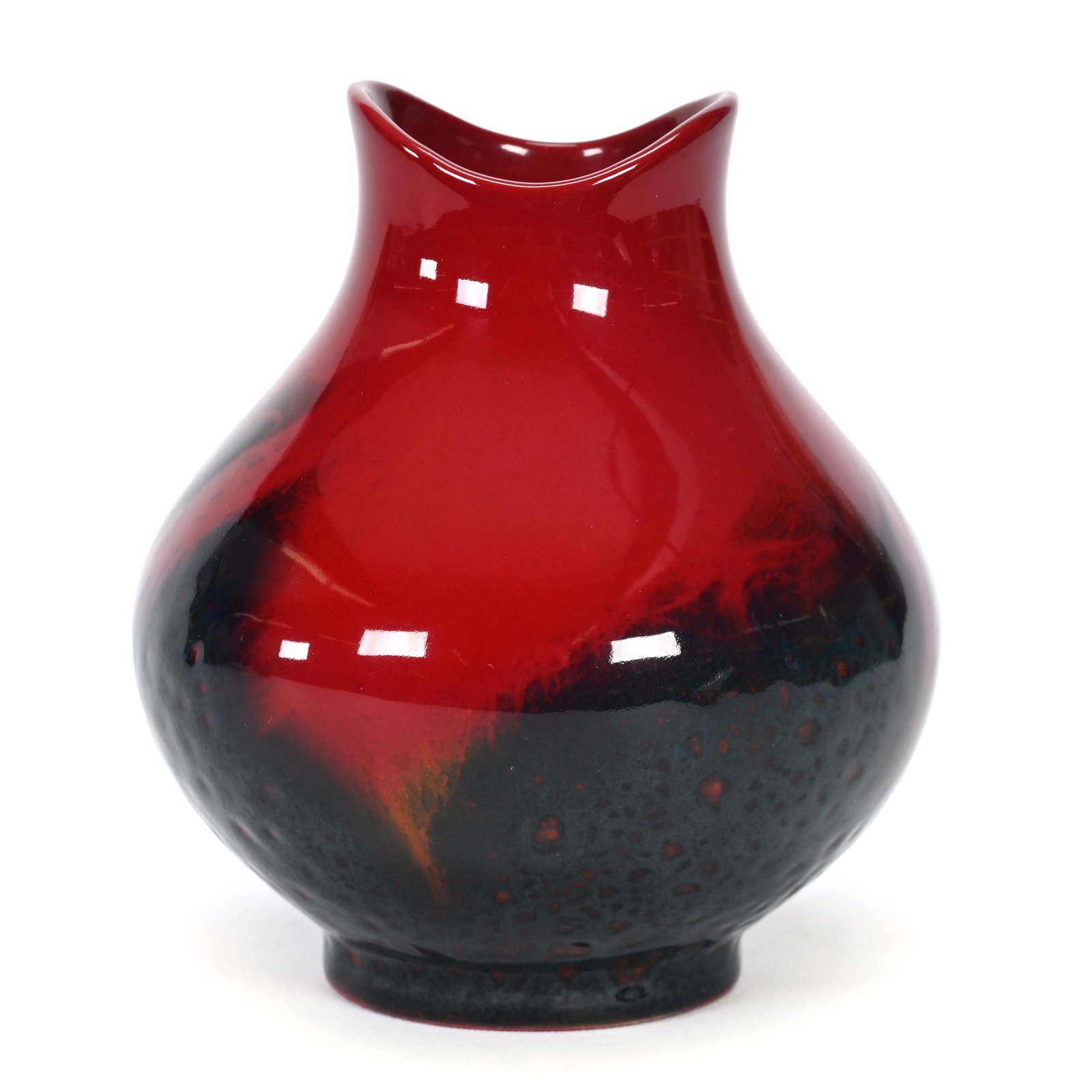Vase Marked Royal Doulton Flambe Vein #1605 (1 of 3)