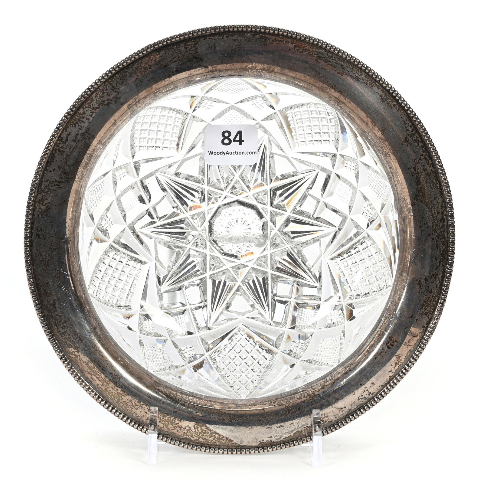 Dish, ABCG, Sterling Silver Rim Marked Shreve & Co. (1 of 3)