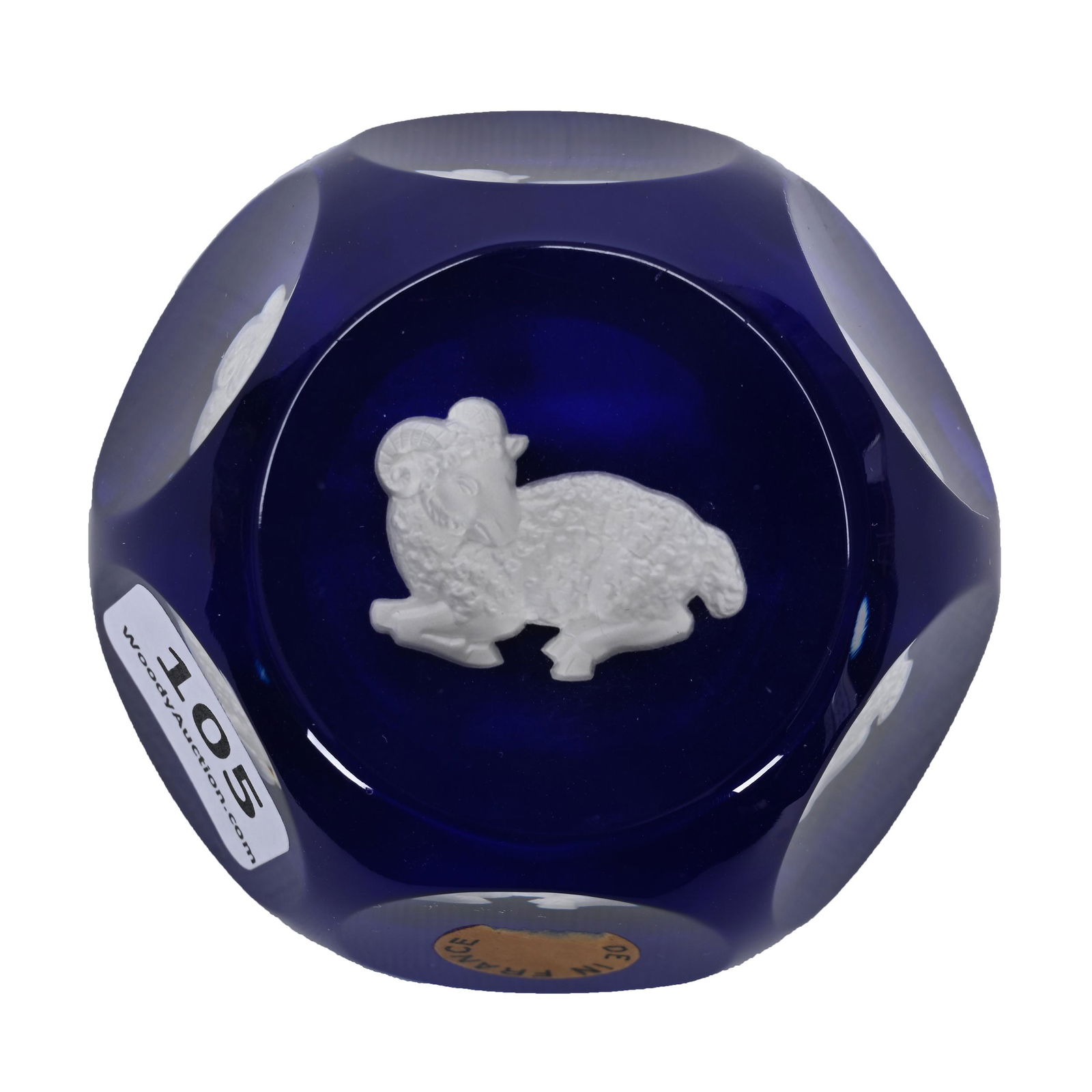 Paperweight Signed Baccarat Art Glass (1 of 3)