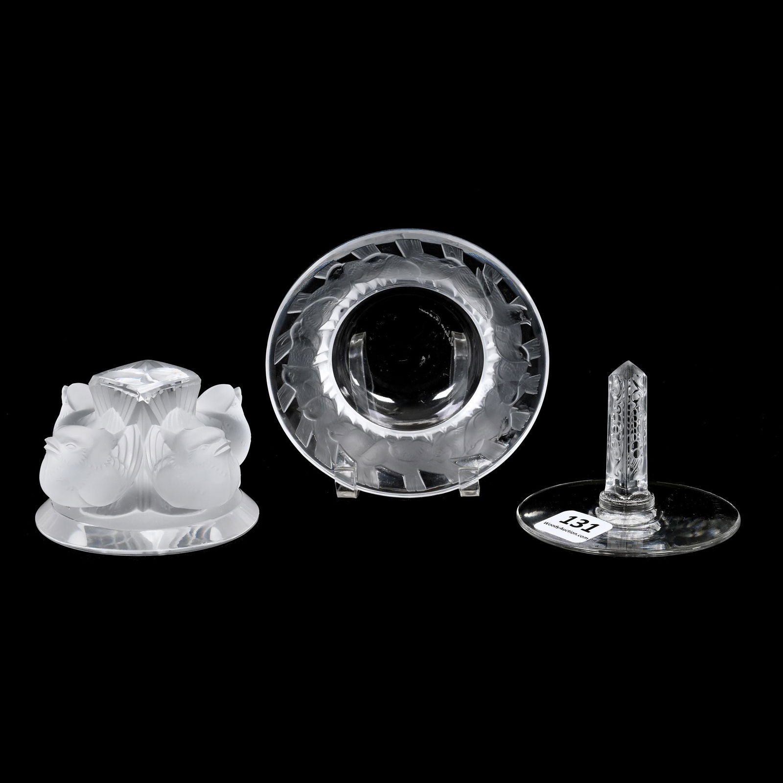 (3) Items Signed Lalique France, Novelty (1 of 3)