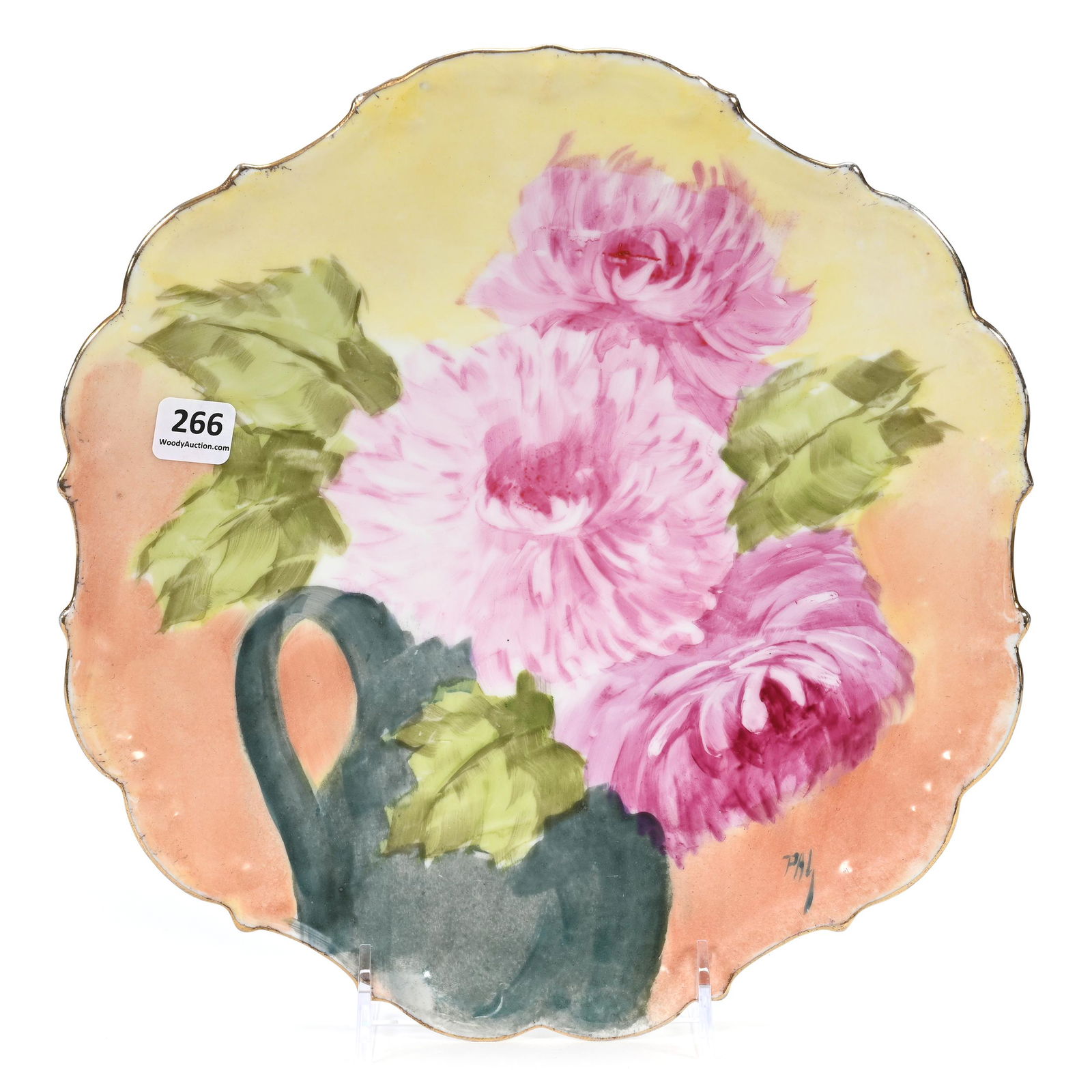 Charger Marked Limoges Porcelain (1 of 3)