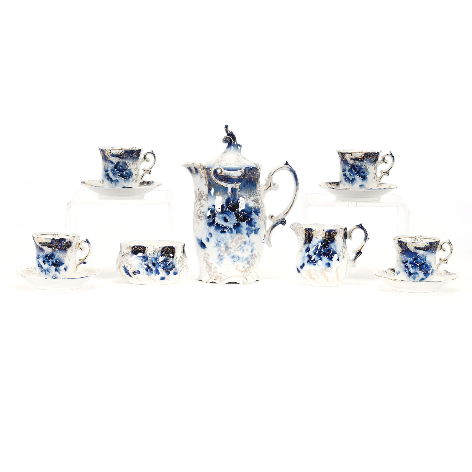 Tea Set, Early Unmarked R.S. Prussia (1 of 4)