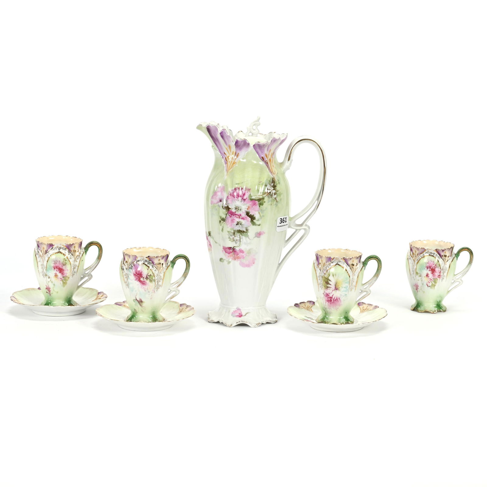 Chocolate Set, Unmarked R.S. Prussia (1 of 4)