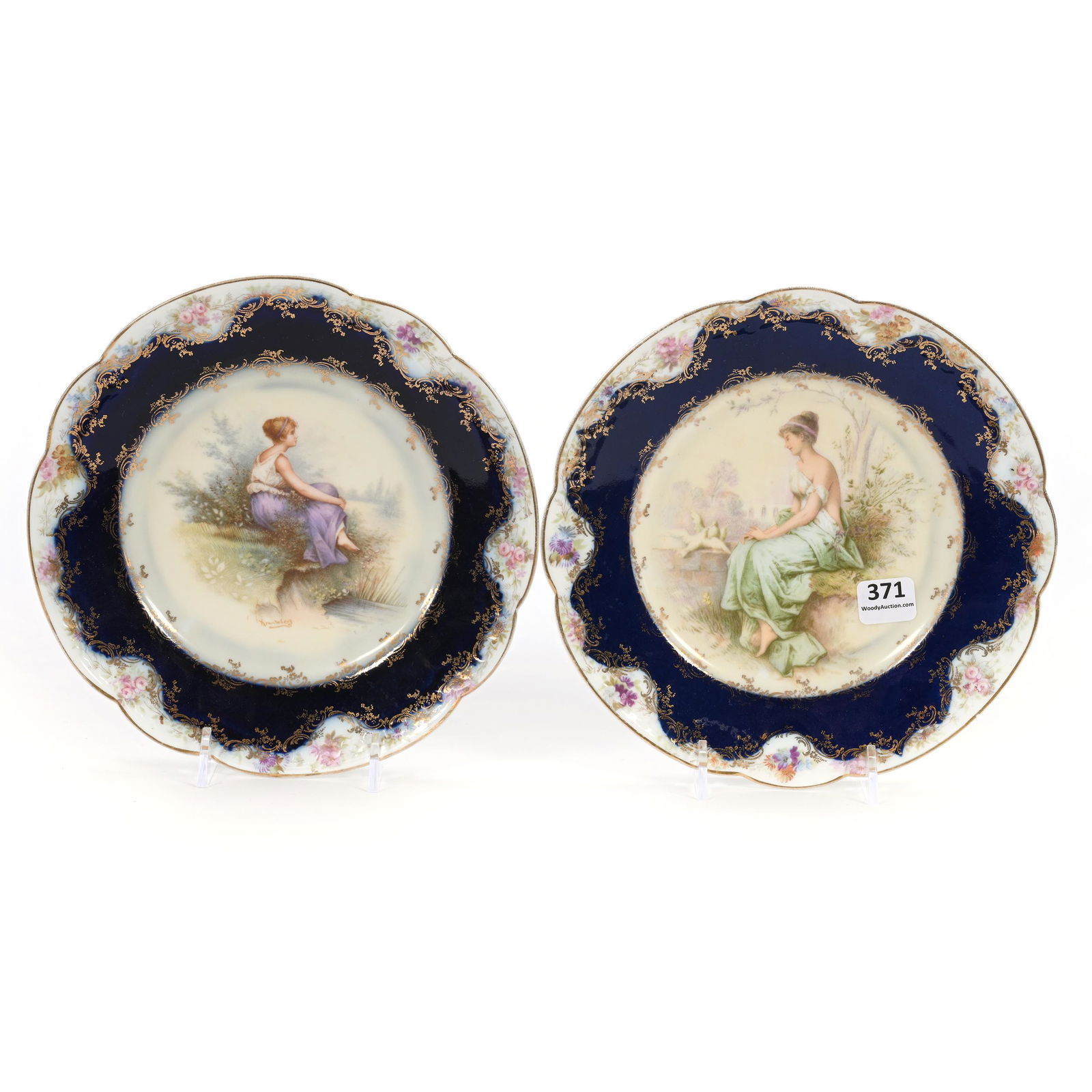 (2) Plates Marked R.C. Carmen Bavaria (1 of 2)