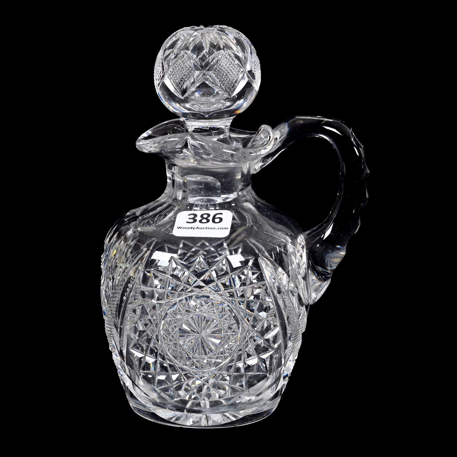 Catsup Bottle, American Brilliant Cut Glass (1 of 3)