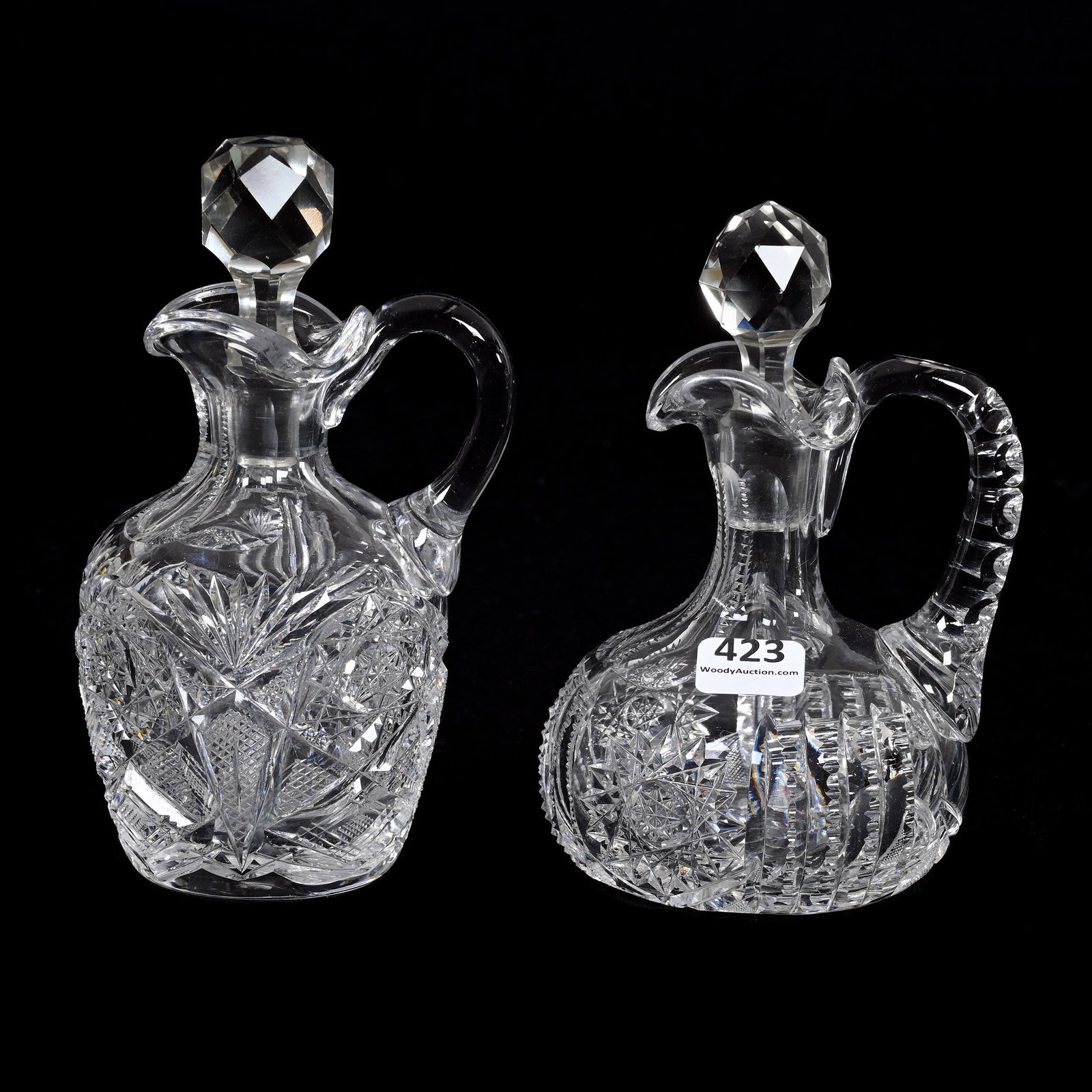 (2) Cruet Bottles, ABCG (1 of 3)