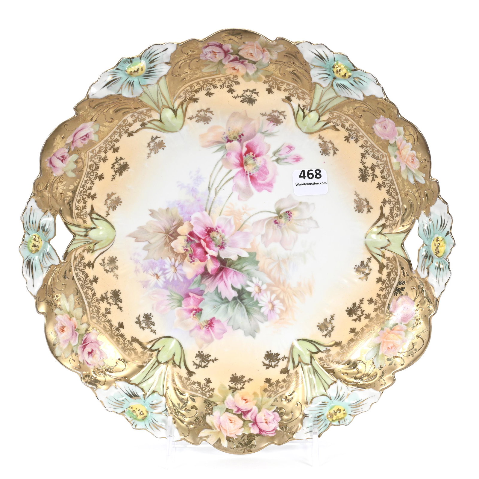 Cake Plate, Unmarked R.S. Prussia (1 of 2)