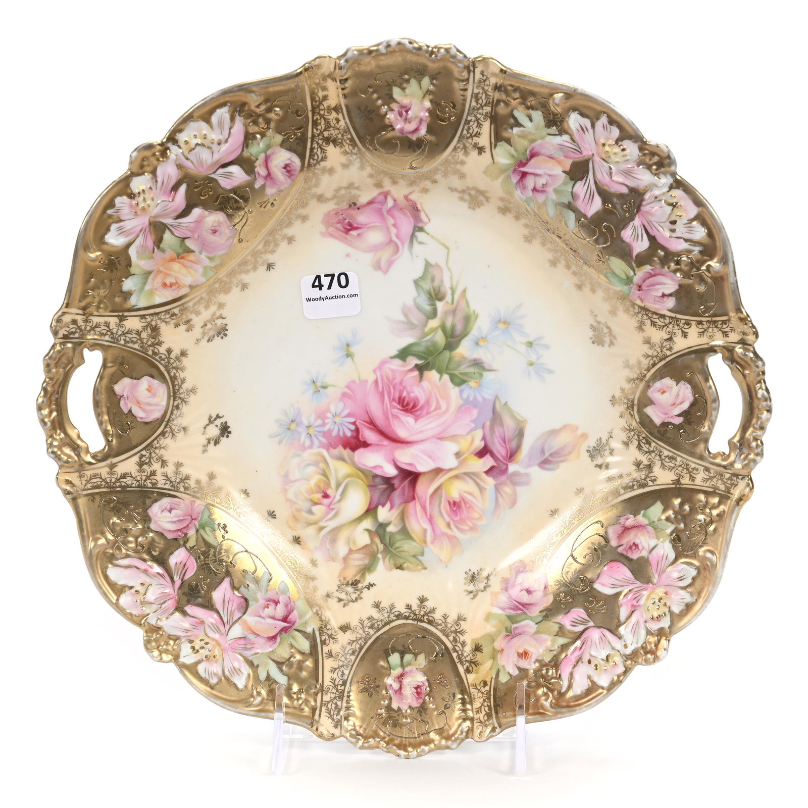 Cake Plate, Unmarked R.S. Prussia (1 of 2)