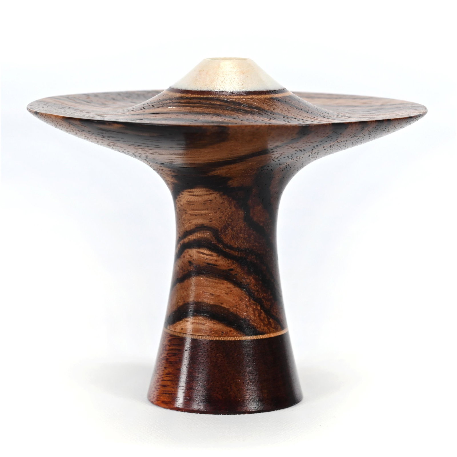 Turned Wooden Vessel Signed Galen Carpenter (1 of 5)