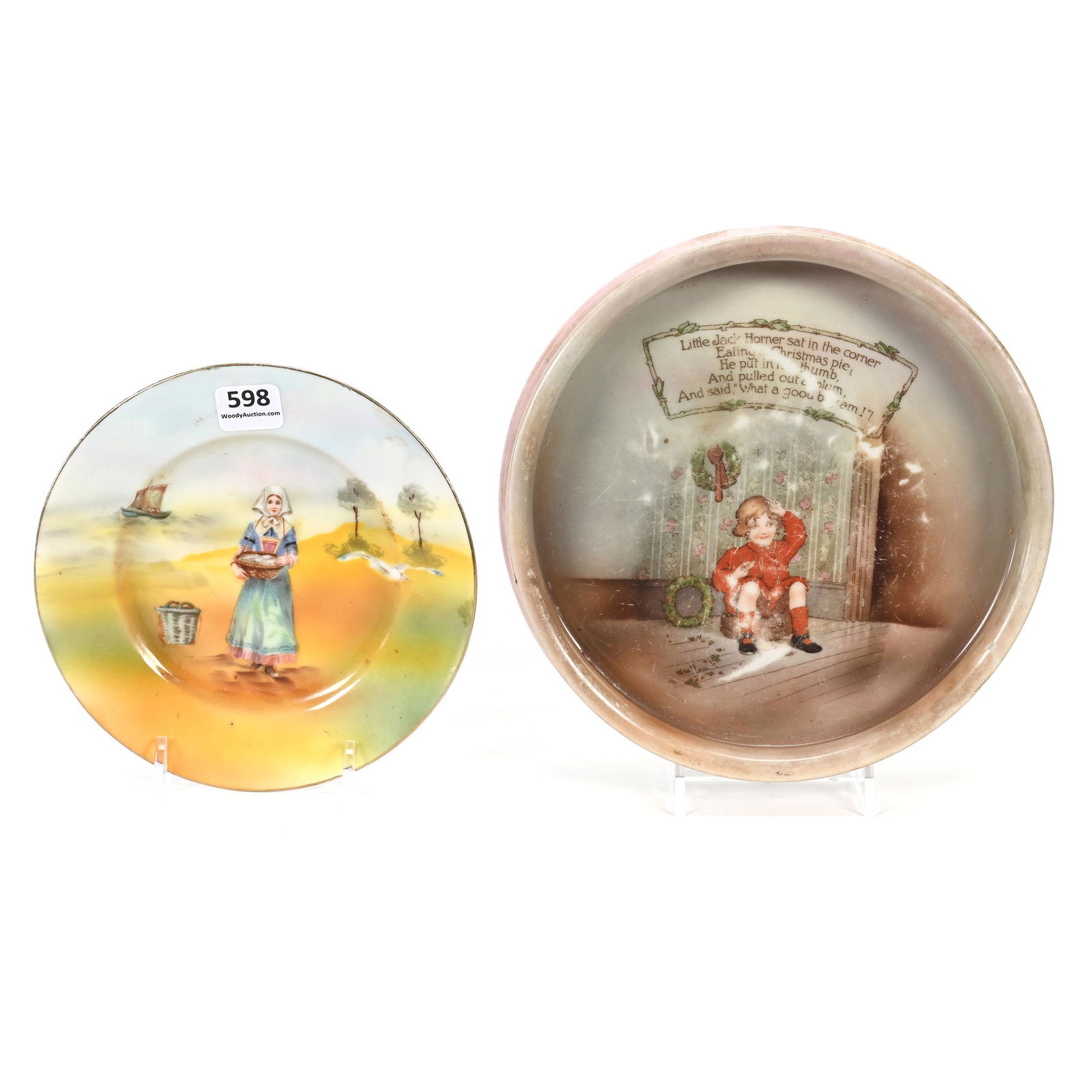 (2) Items Marked Royal Bayreuth Blue Mark (1 of 2)