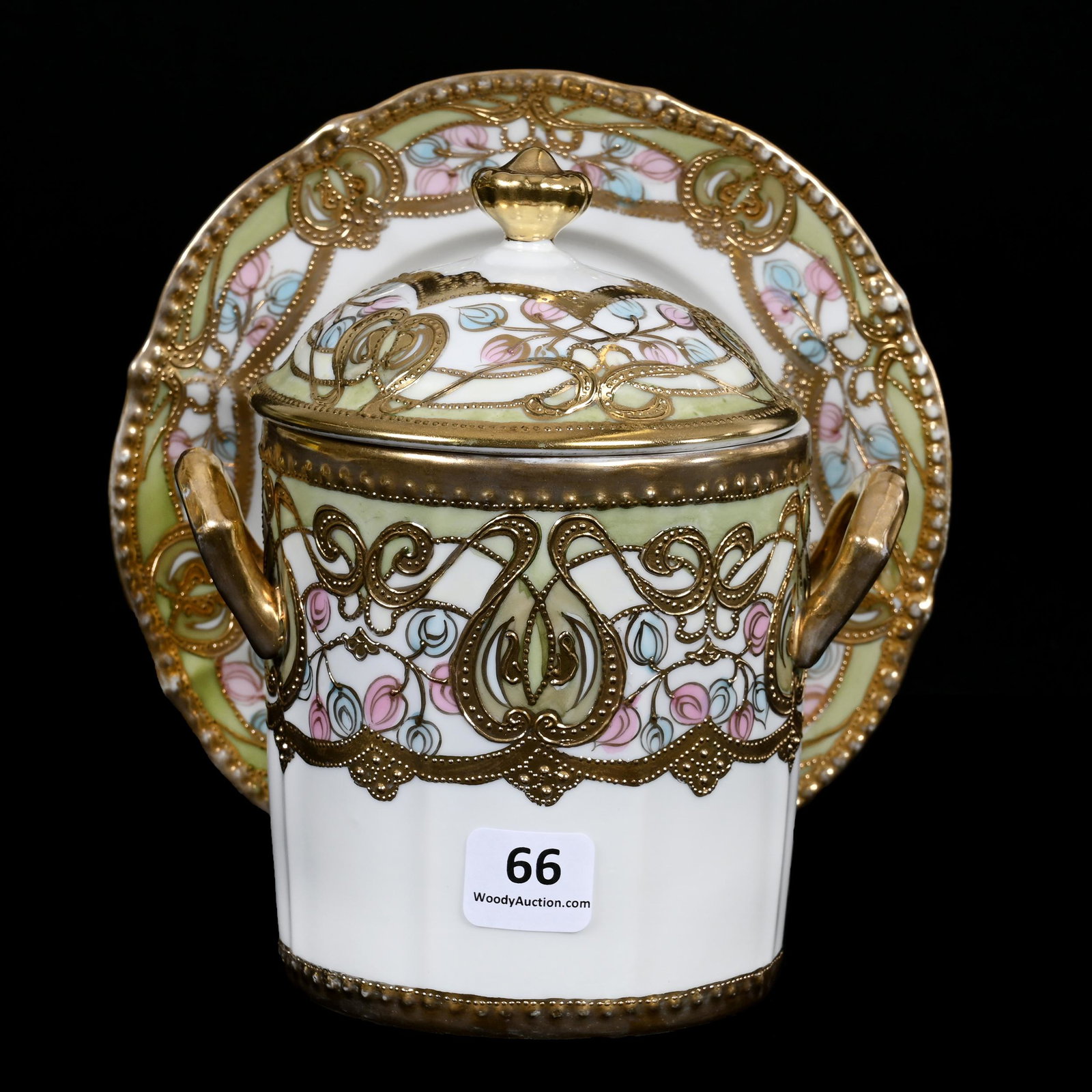 Condensed Milk Covered Jar & Underplate (1 of 4)