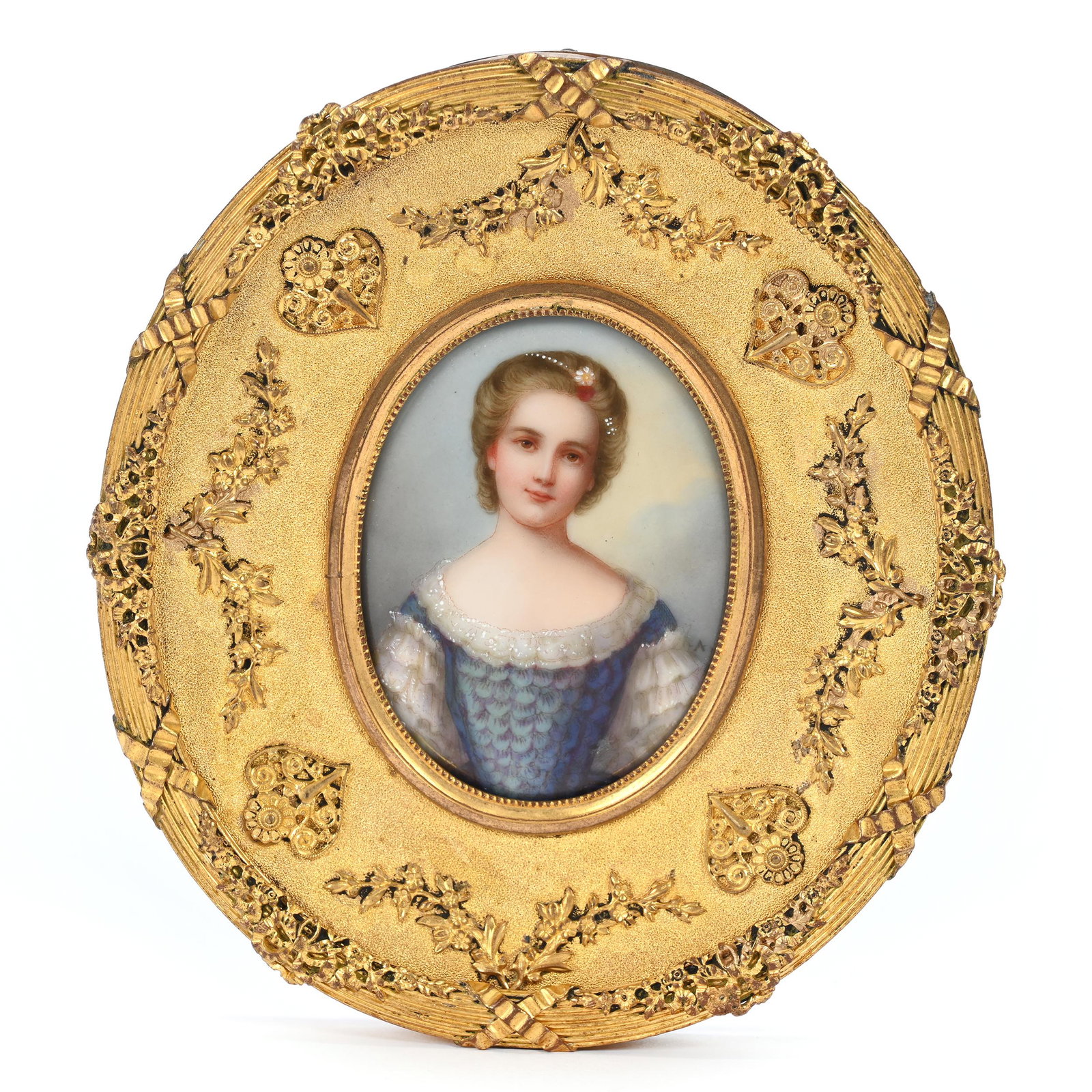Oval Porcelain Portrait Plaque, Possibly KPM (1 of 2)