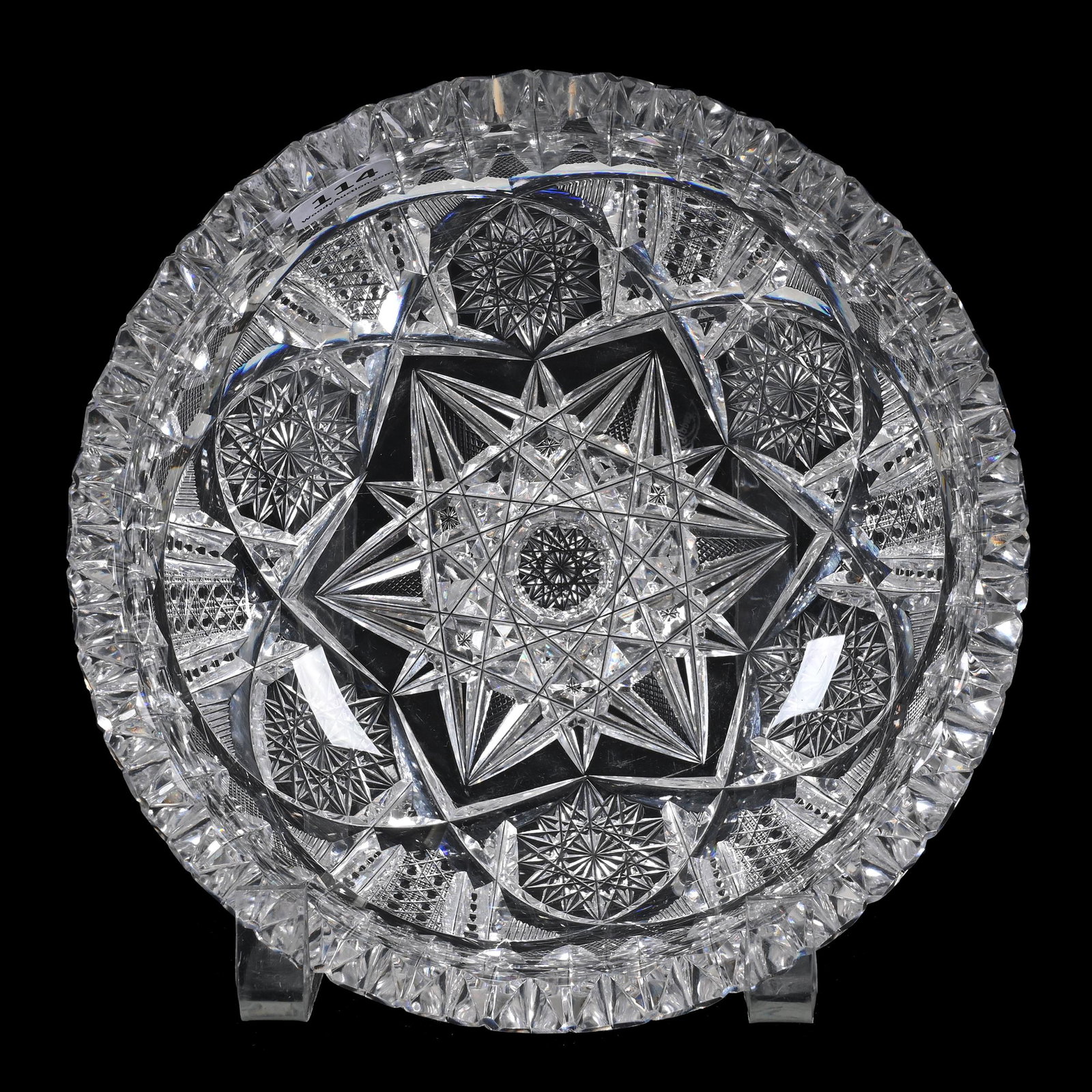 Bowl, ABCG, Signed Libbey Ellsmere Pattern (1 of 3)