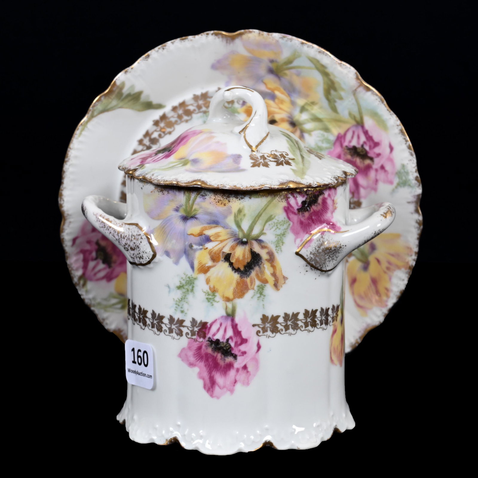 Condensed Milk Covered Jar & Underplate (1 of 4)