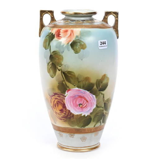 Vase, Two Handles, Marked Nippon (0244) on Jan 21, 2023 Woody