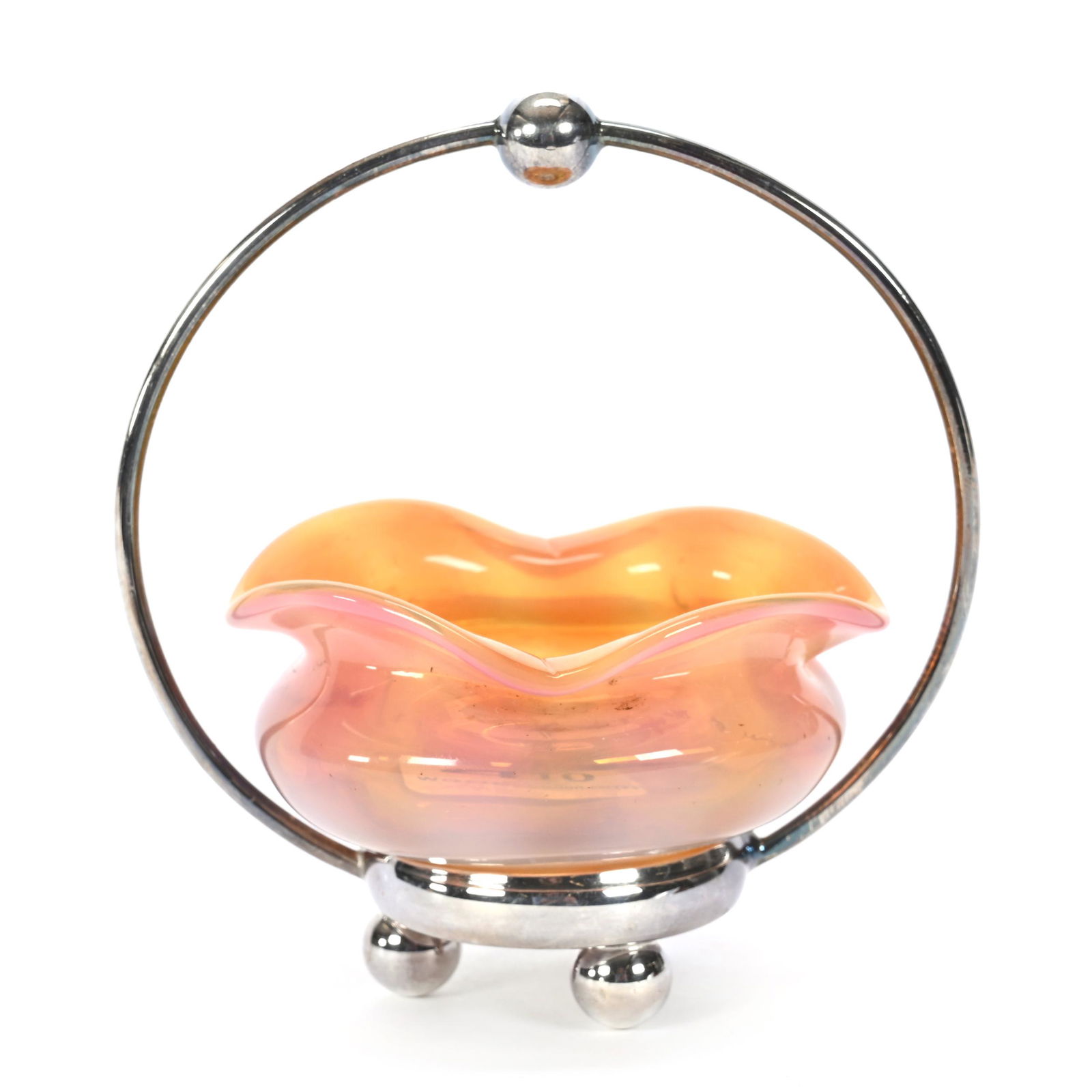 Salt Dip On Silverplate Frame, Monot Stumpf (1 of 3)