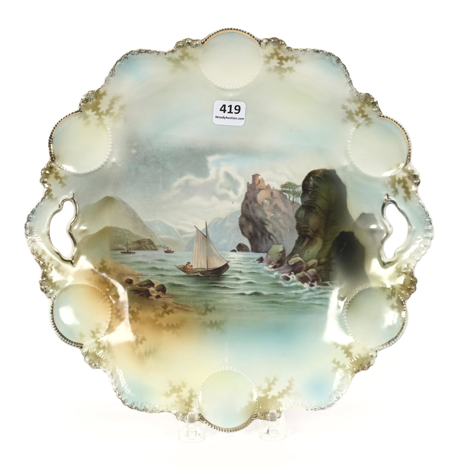 Cake Plate Marked R.S. Prussia (1 of 2)