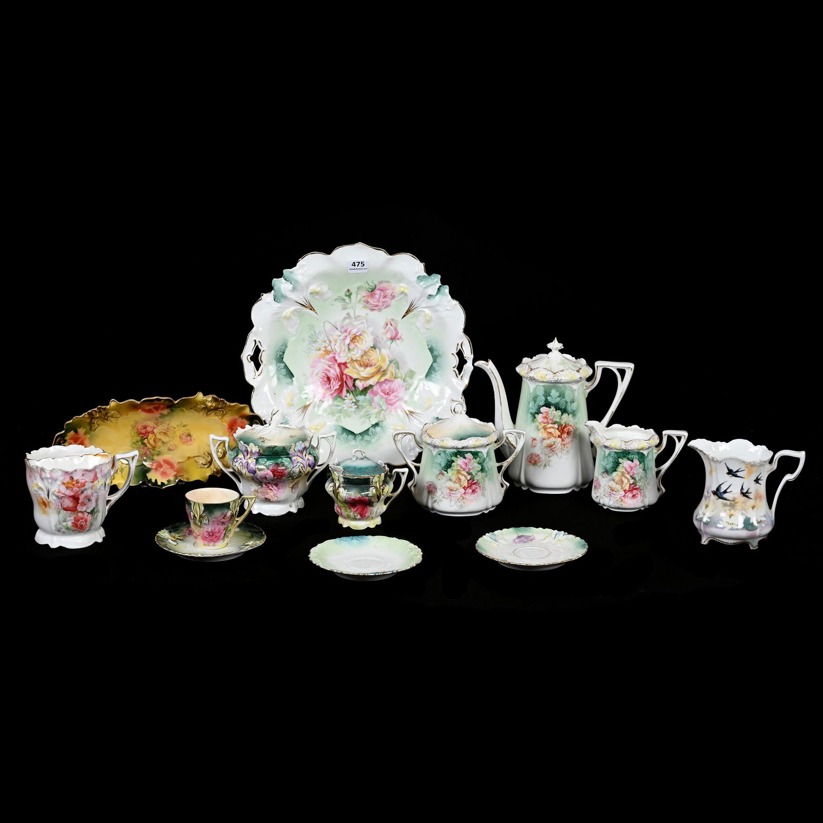 Assortment Of R.S. Prussia Items, Damaged/Repaired (1 of 9)