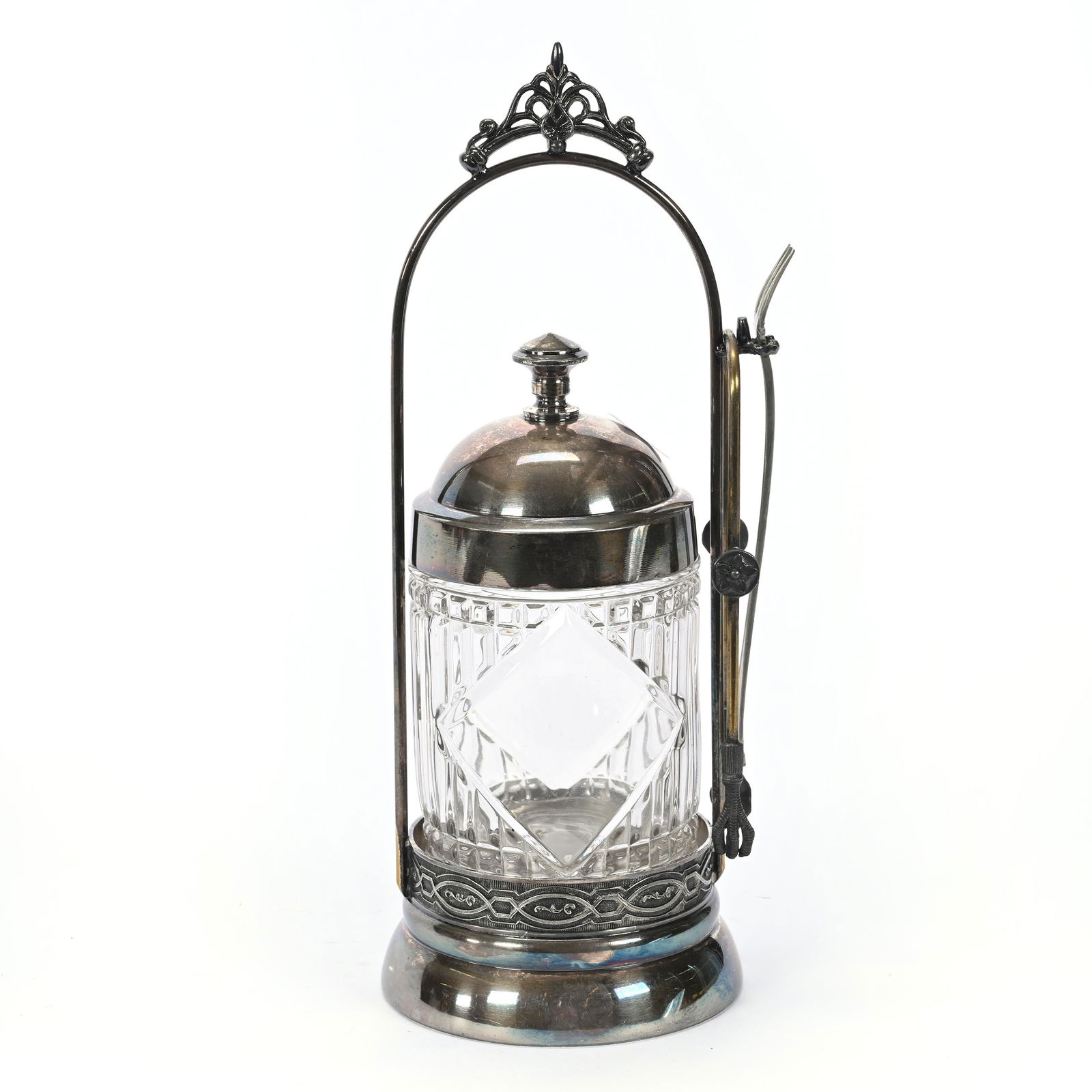 Victorian Pickle Castor, Clear Diamond/Pillar Insert (1 of 5)