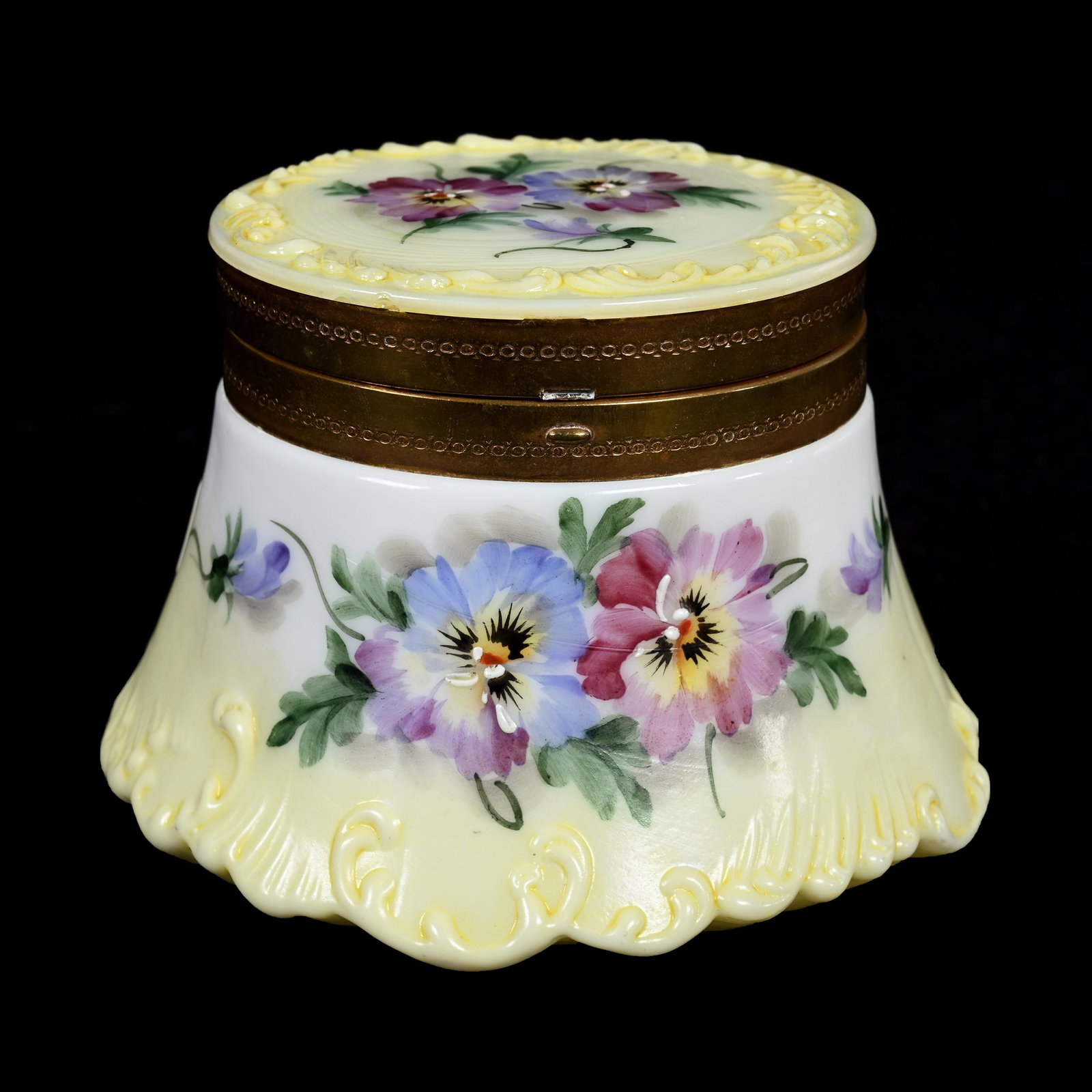 Jewel Box, Unmarked Pairpoint Art Glass (1 of 4)