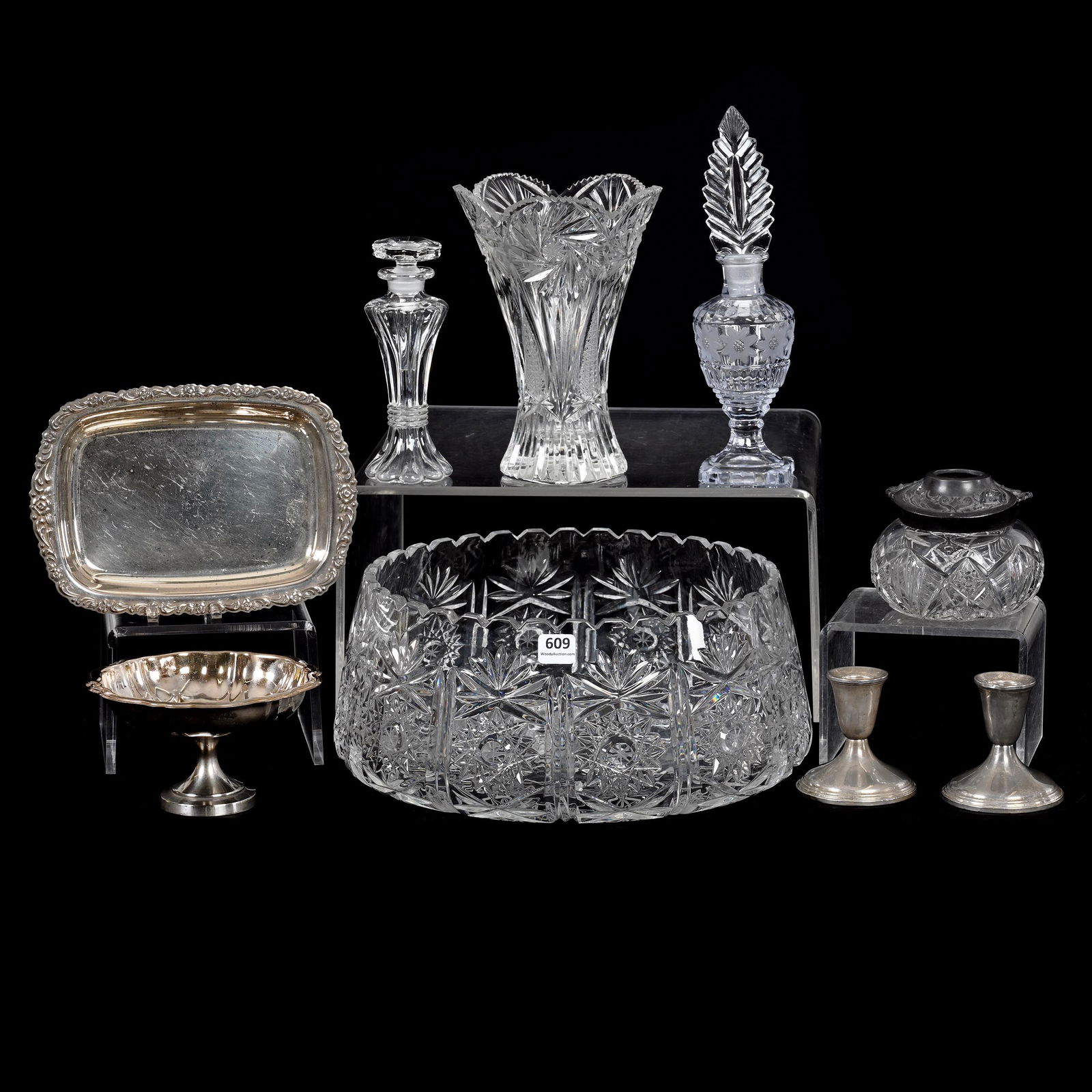Large Assorted Group Glassware & Silverplate (1 of 7)